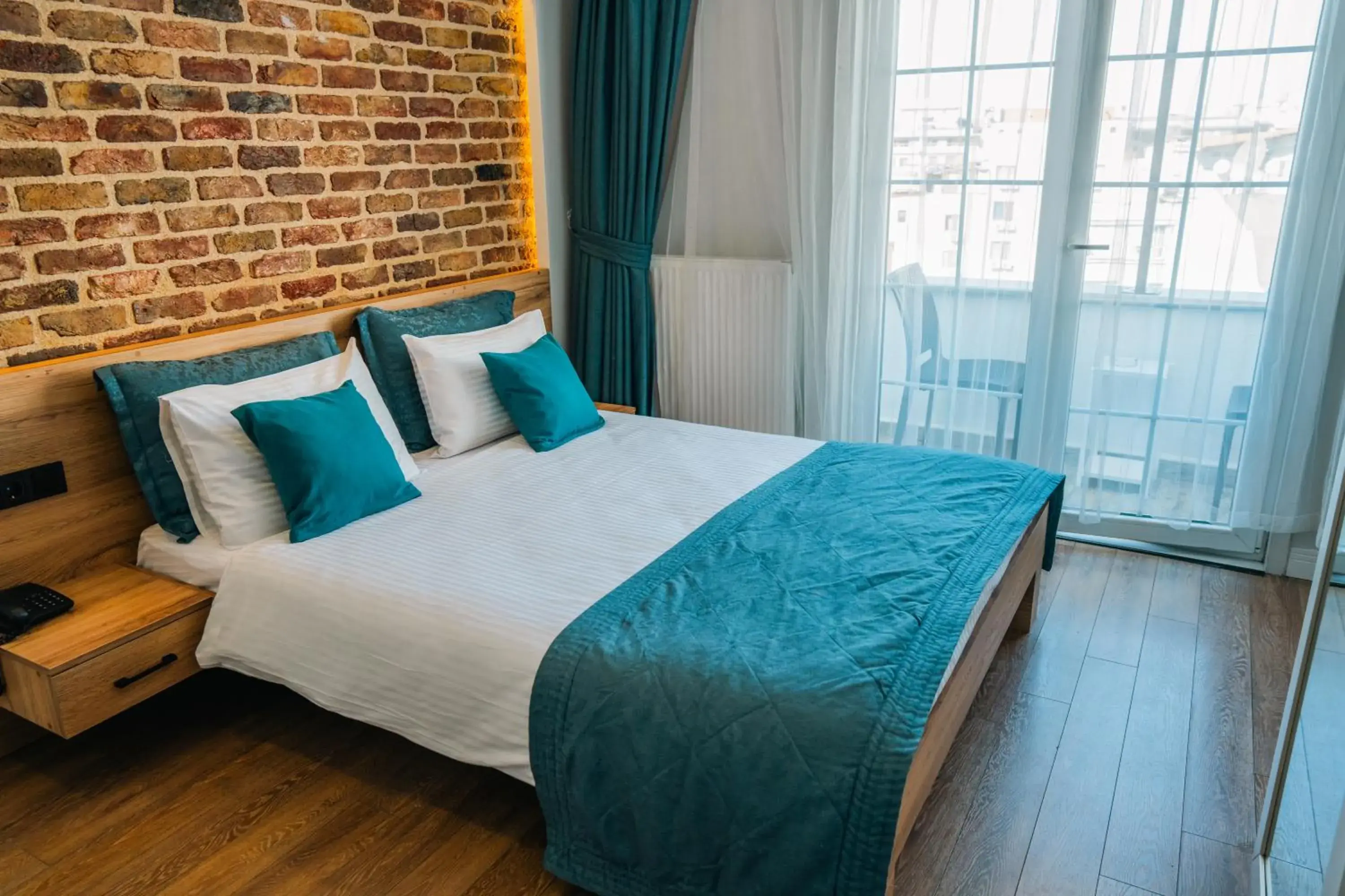 Bed in Taksim Santa Lucia Hotel Bed in Taksim Santa Lucia Hotel