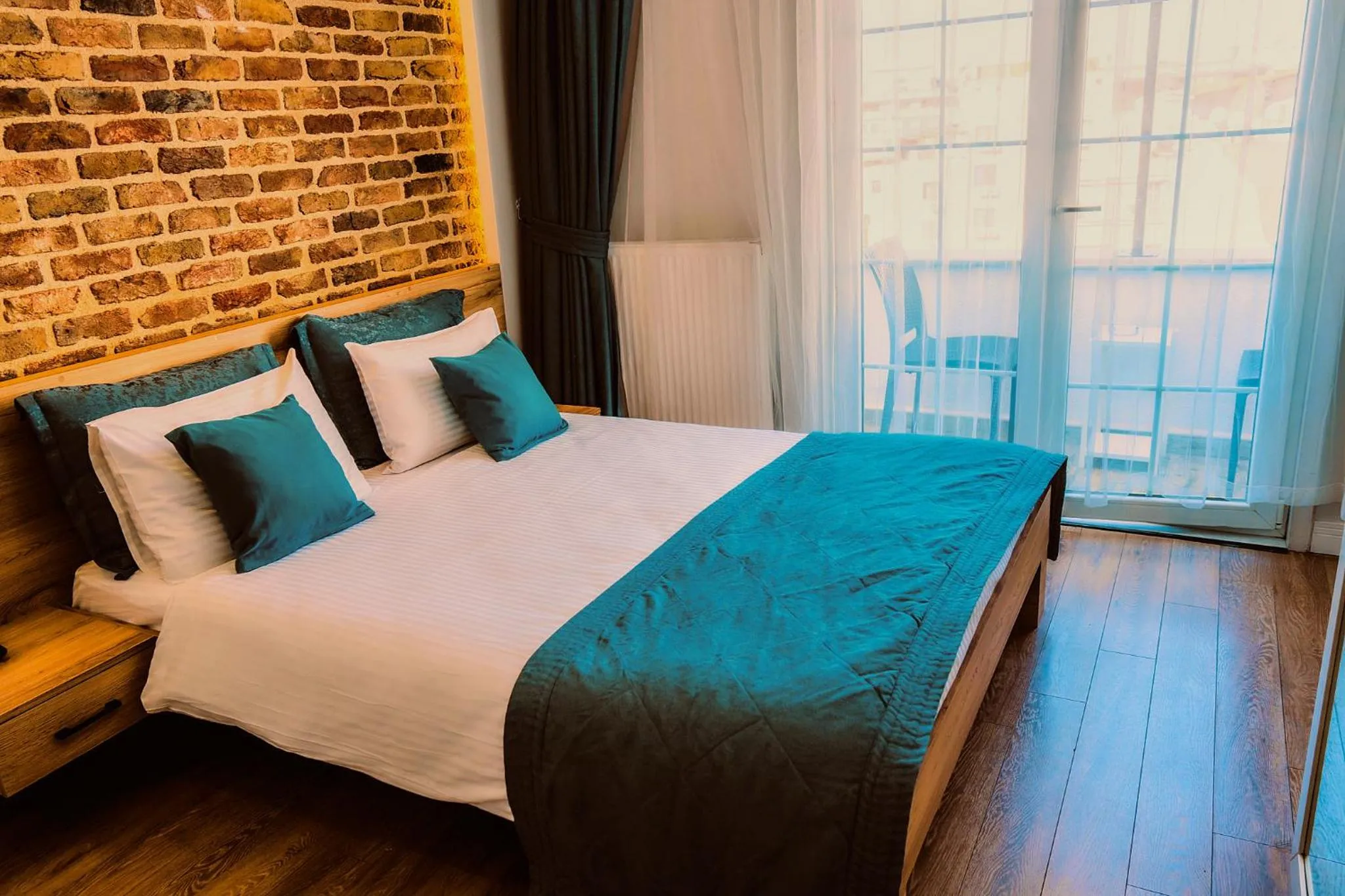 Bed in Taksim Santa Lucia Hotel