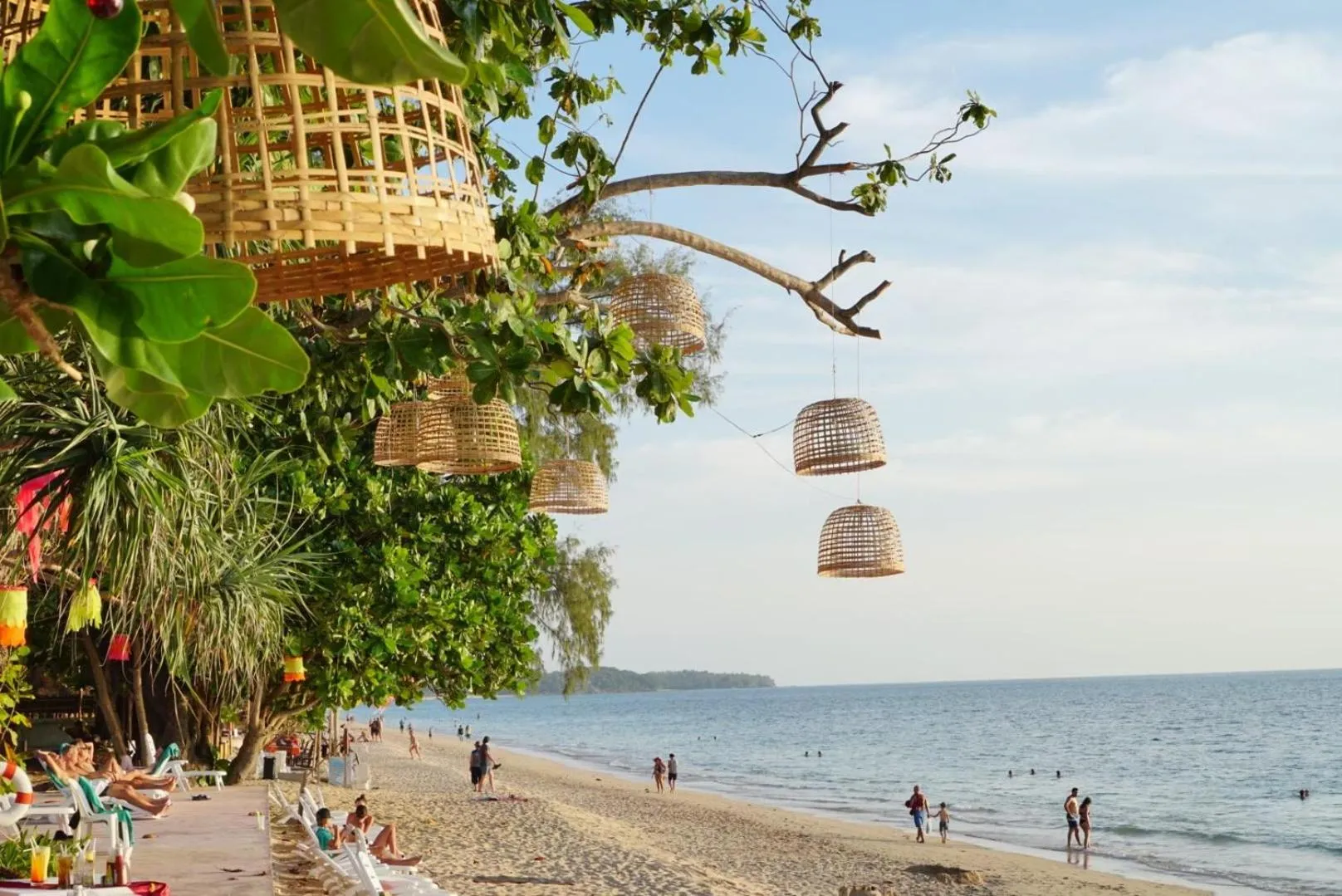 Beach in Hotel and Beach Bungalow at Lanta Resort
