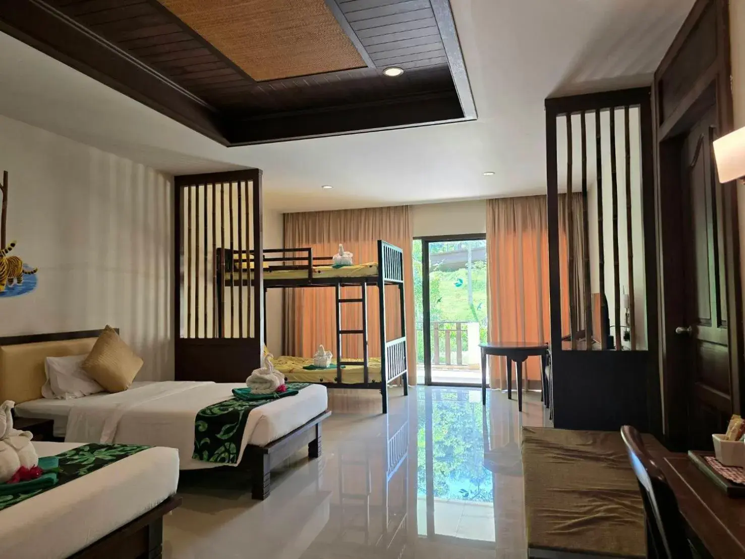 View (from property/room), Bed in Hotel and Beach Bungalow at Lanta Resort View (from property/room), Bed in Hotel and Beach Bungalow at Lanta Resort