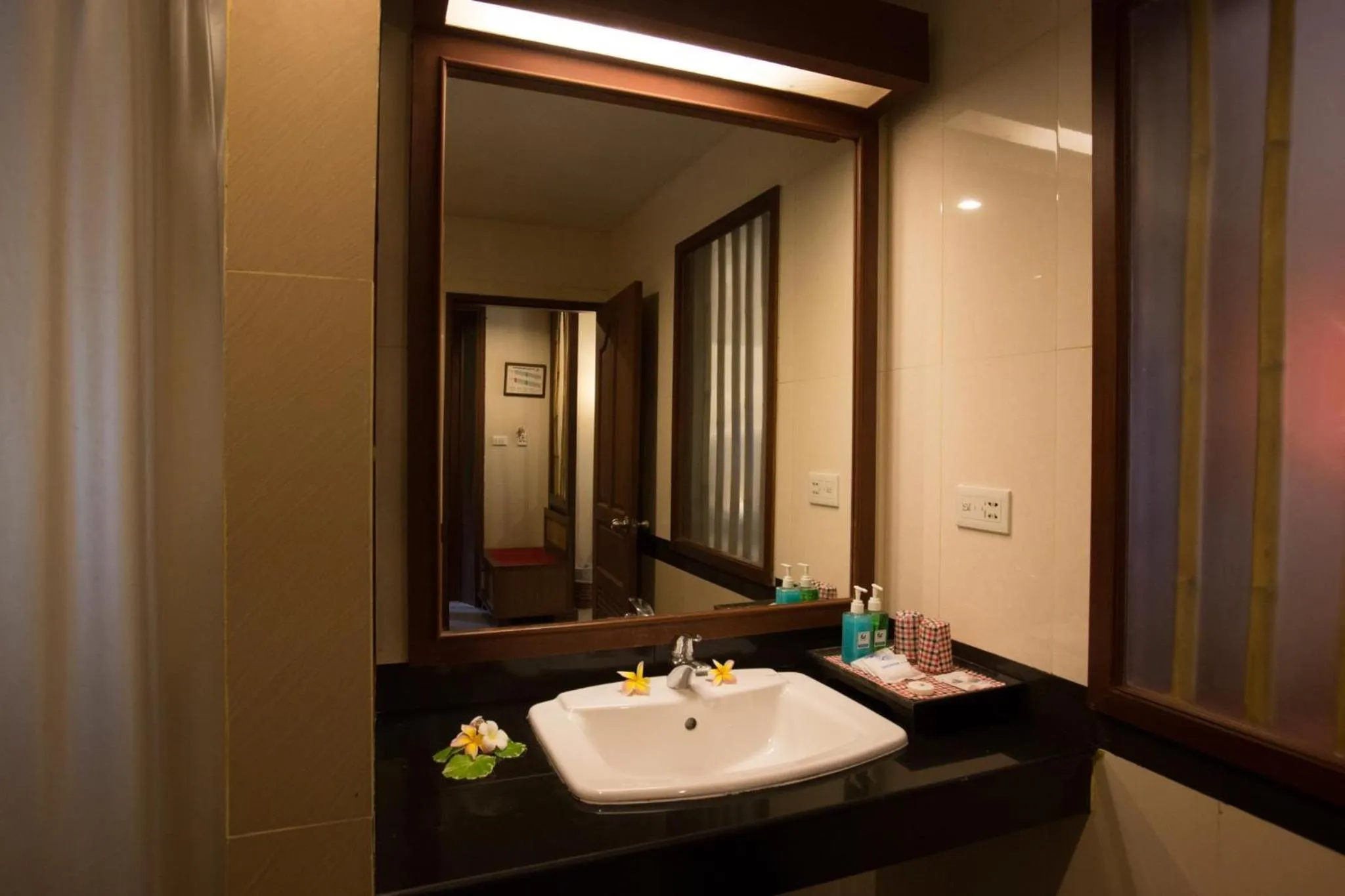 Bathroom in Hotel and Beach Bungalow at Lanta Resort