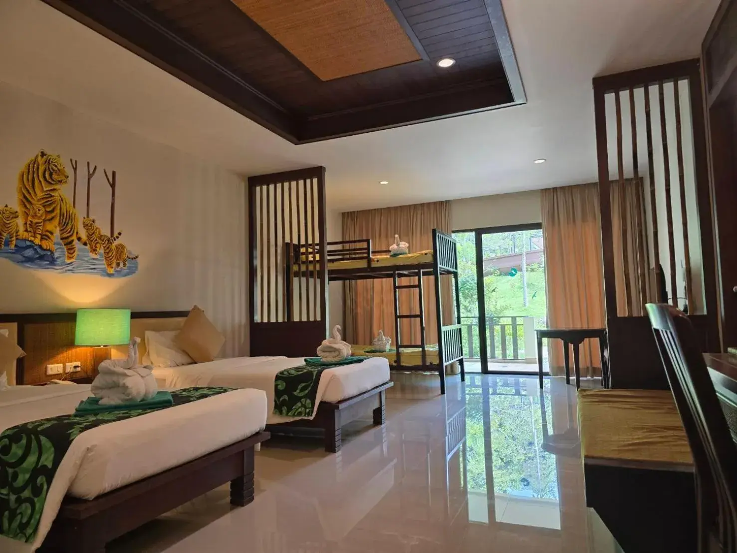 View (from property/room), Bed in Hotel and Beach Bungalow at Lanta Resort View (from property/room), Bed in Hotel and Beach Bungalow at Lanta Resort