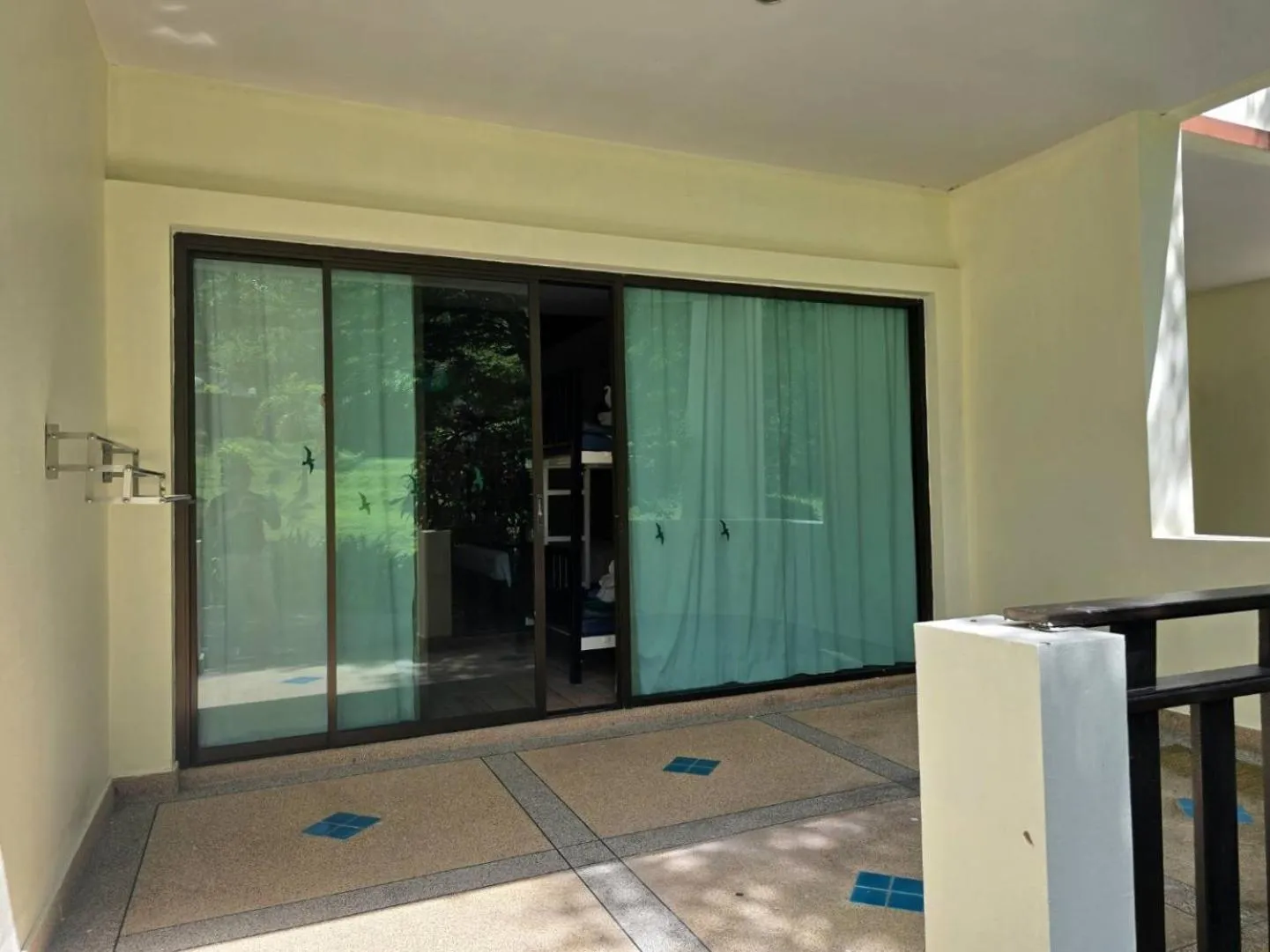 Balcony/Terrace in Hotel and Beach Bungalow at Lanta Resort