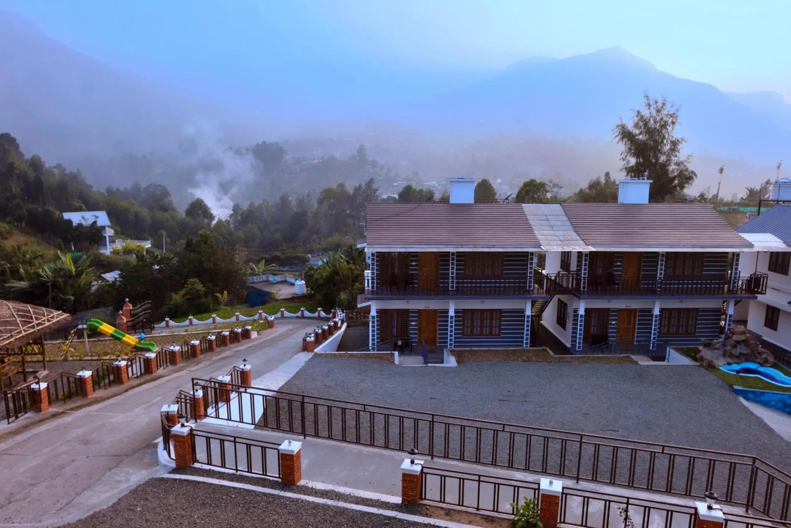 Facade/entrance in Moon Wings Mountain Resort, Kanthalloor Facade/entrance in Moon Wings Mountain Resort, Kanthalloor