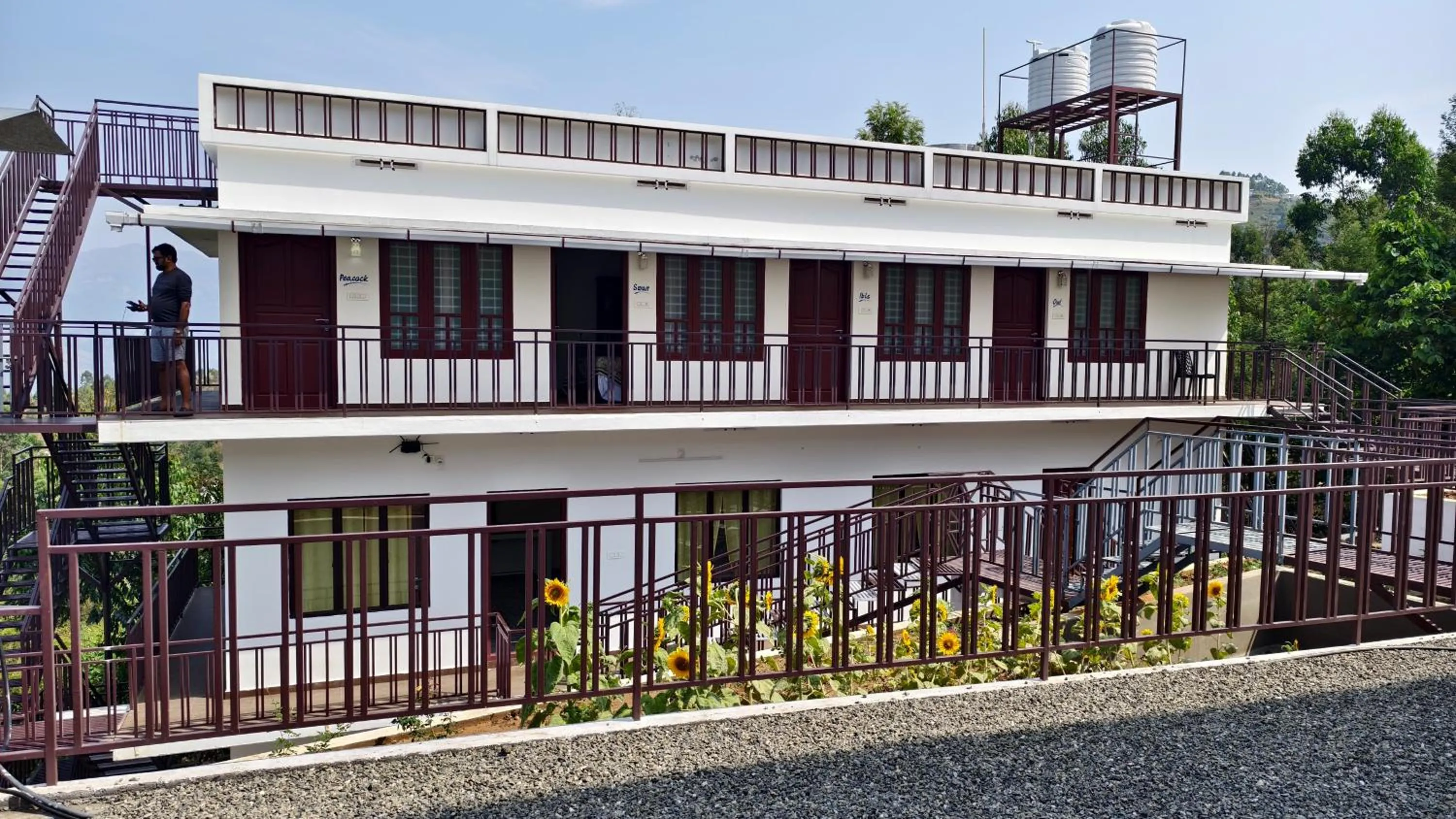 Property building in Moon Wings Mountain Resort, Kanthalloor