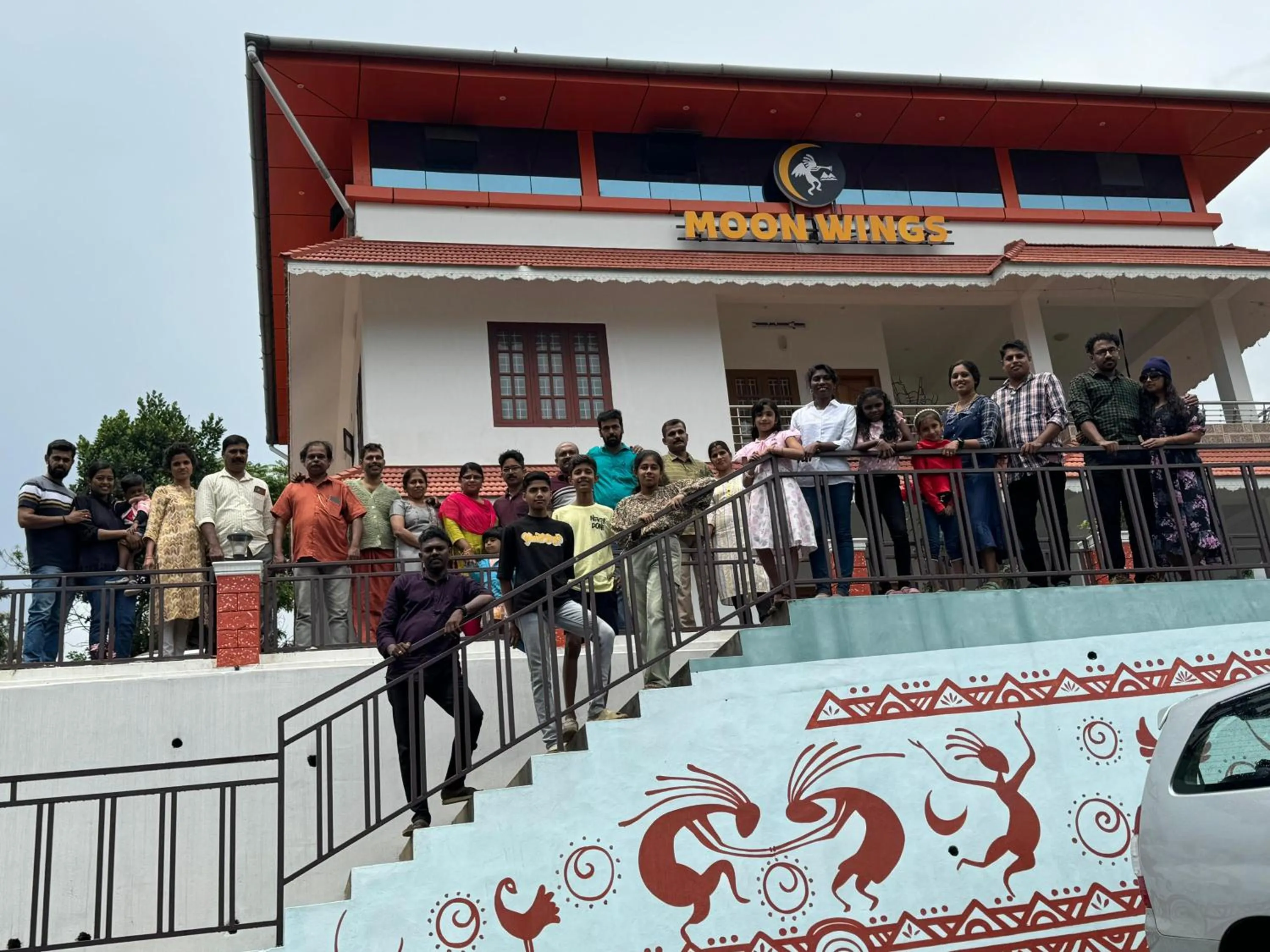 Guests in Moon Wings Mountain Resort, Kanthalloor