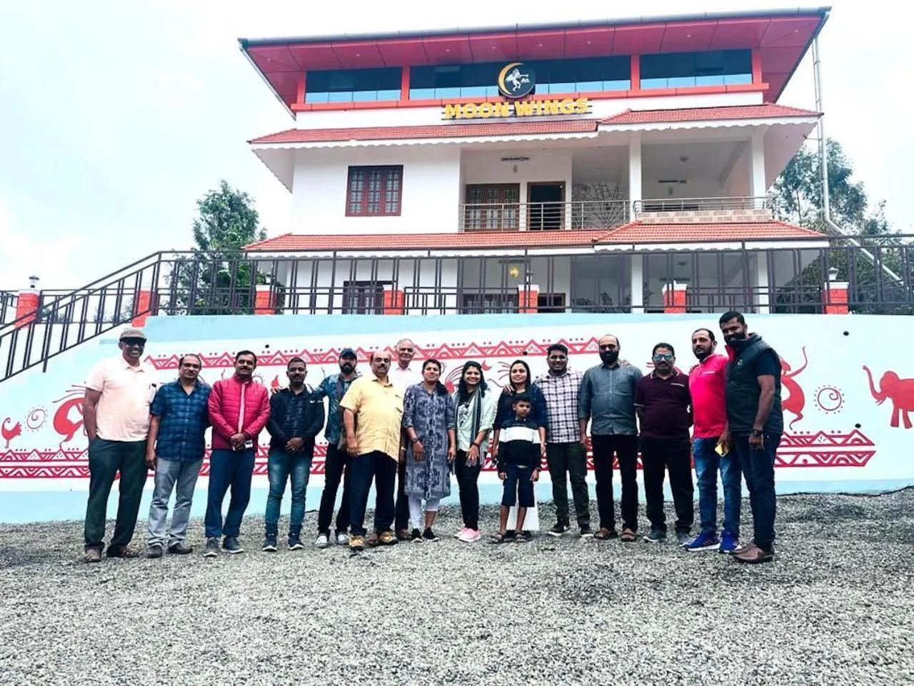 Property building in Moon Wings Mountain Resort, Kanthalloor