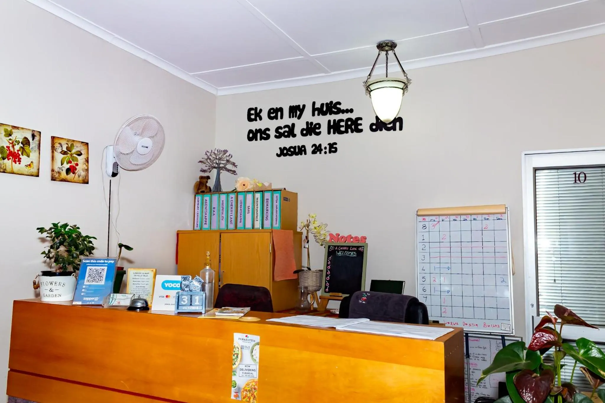 Text overlay in A Cherry Lane Self Catering and B&B