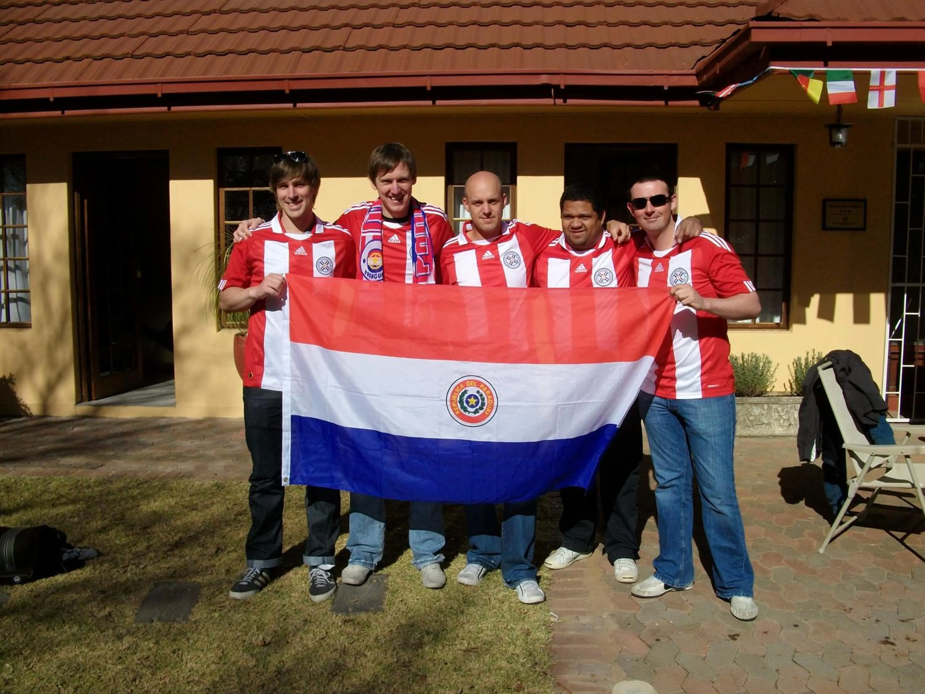 group of guests in A Cherry Lane Self Catering and B&B