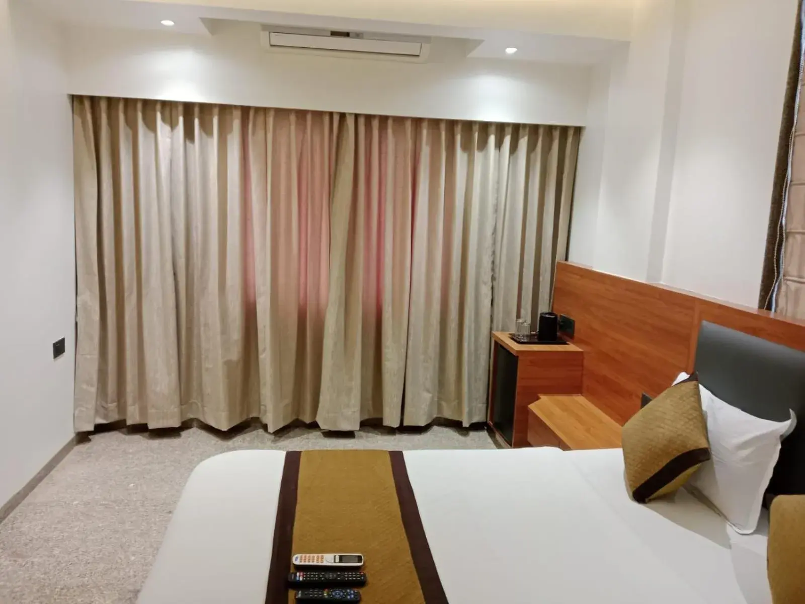 Bed in Hotel Sai Kamal Bed in Hotel Sai Kamal