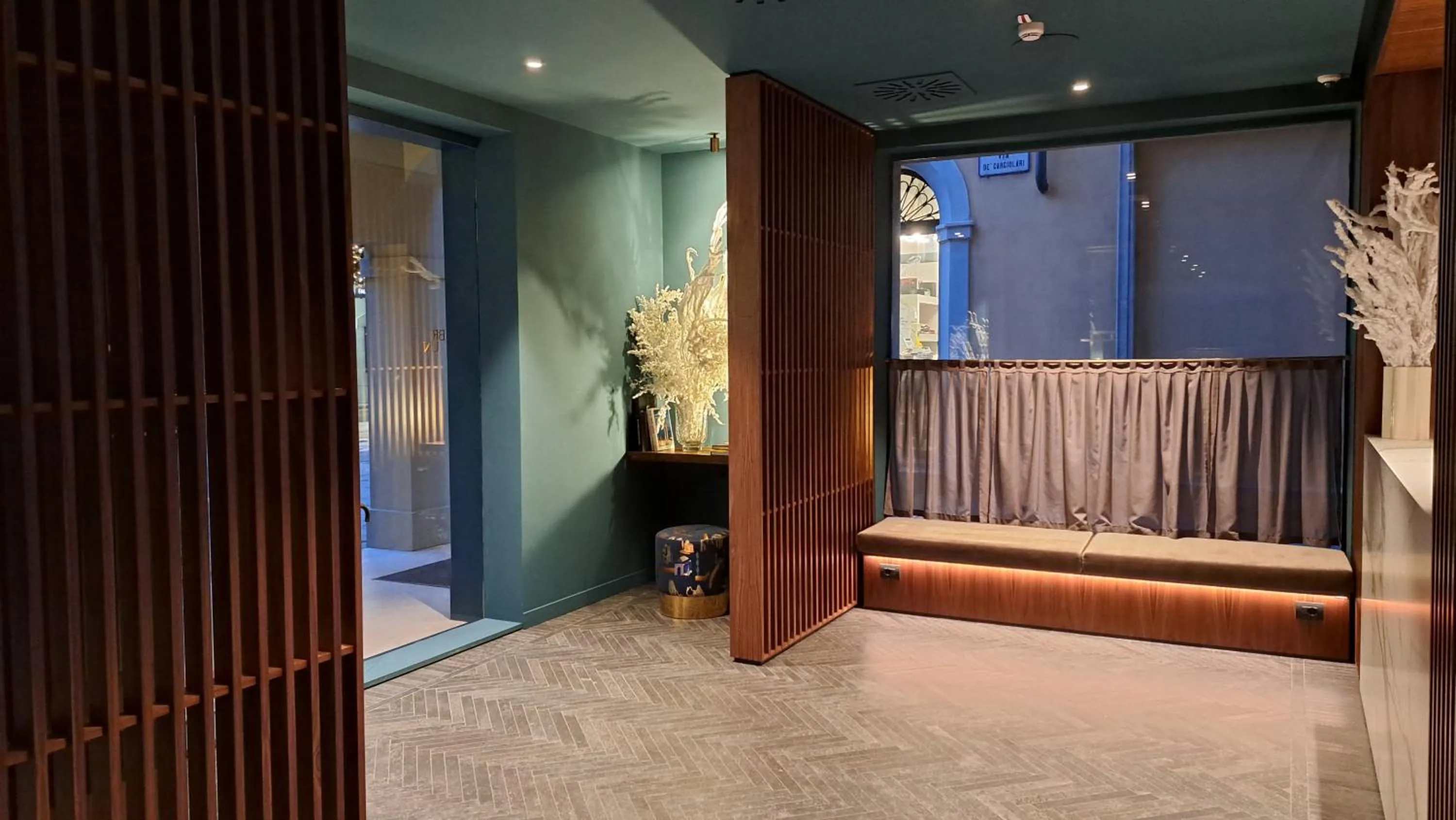 Lobby or reception in Hotel Brun