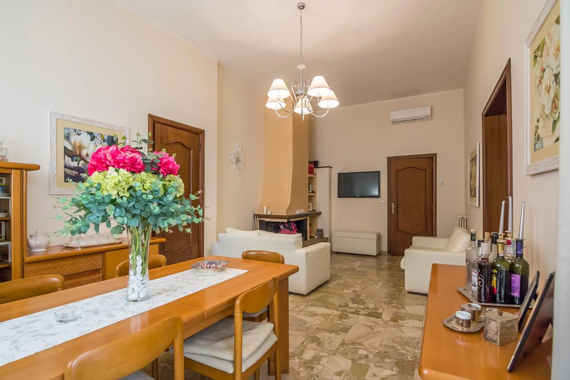 Living room in Villa Lazzari B&B Tra i due Mari