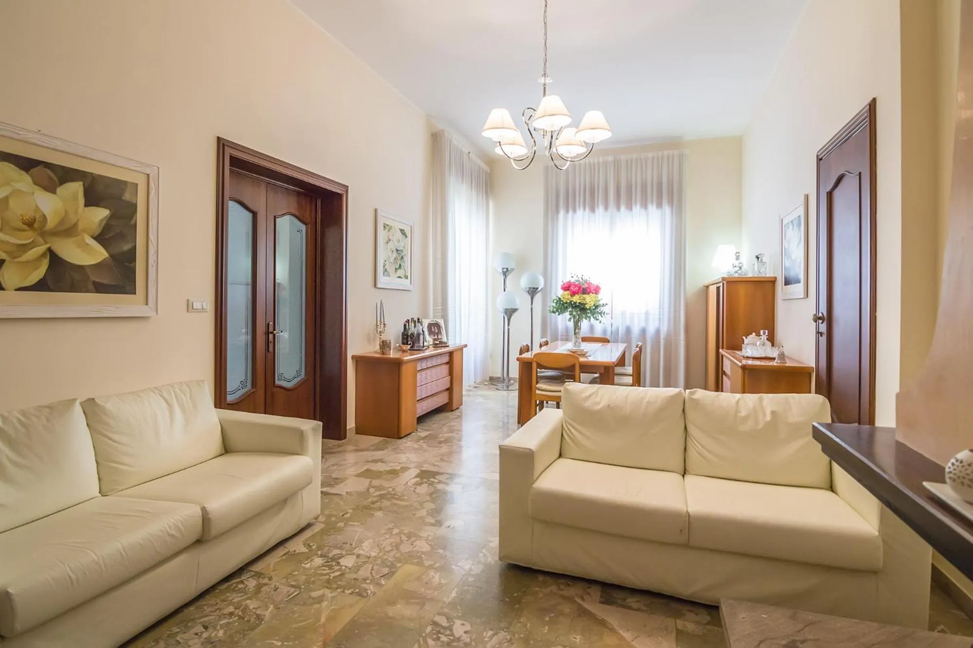 Living room in Villa Lazzari B&B Tra i due Mari