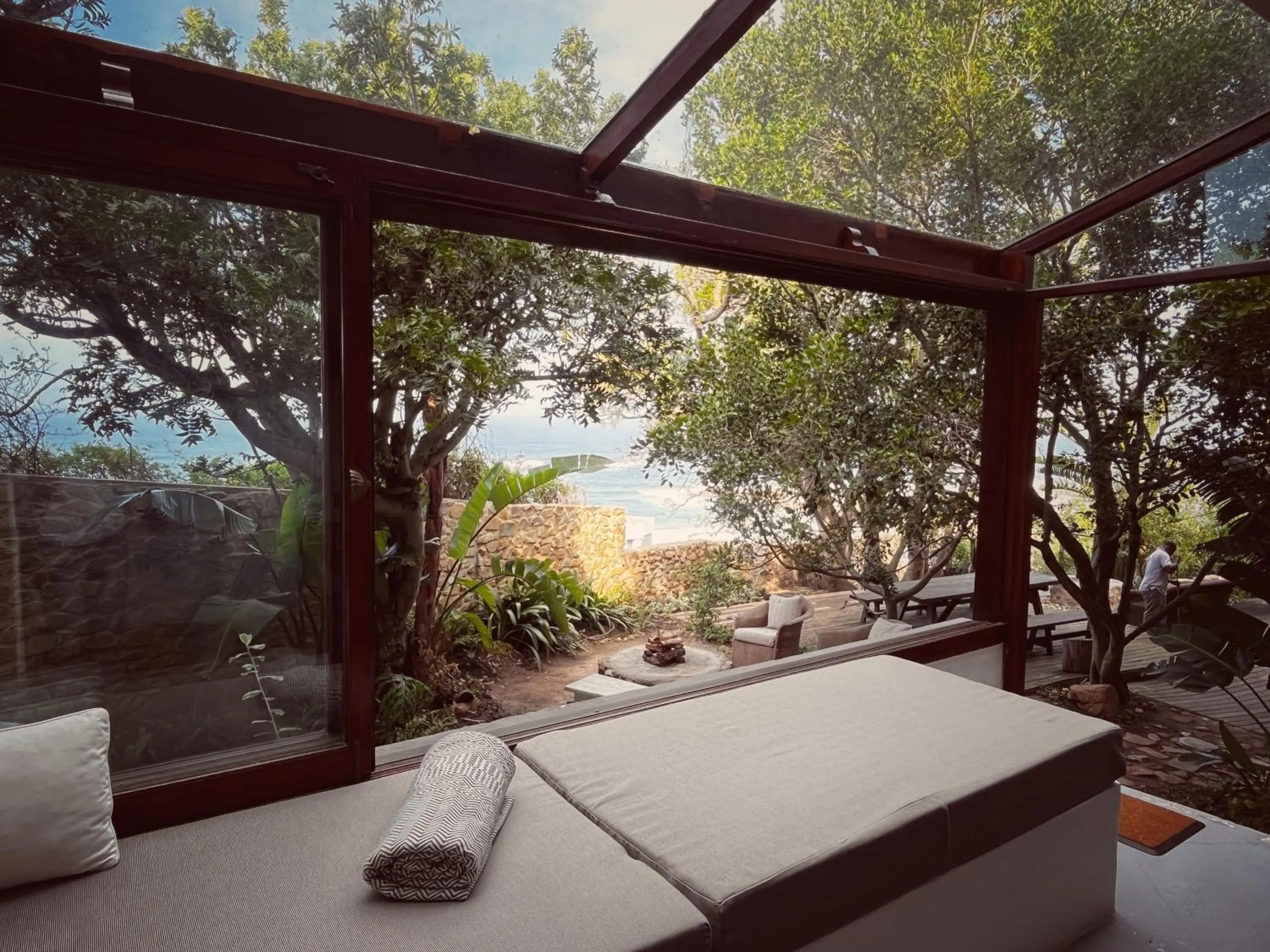 Garden view in Die Ou Kliphuis