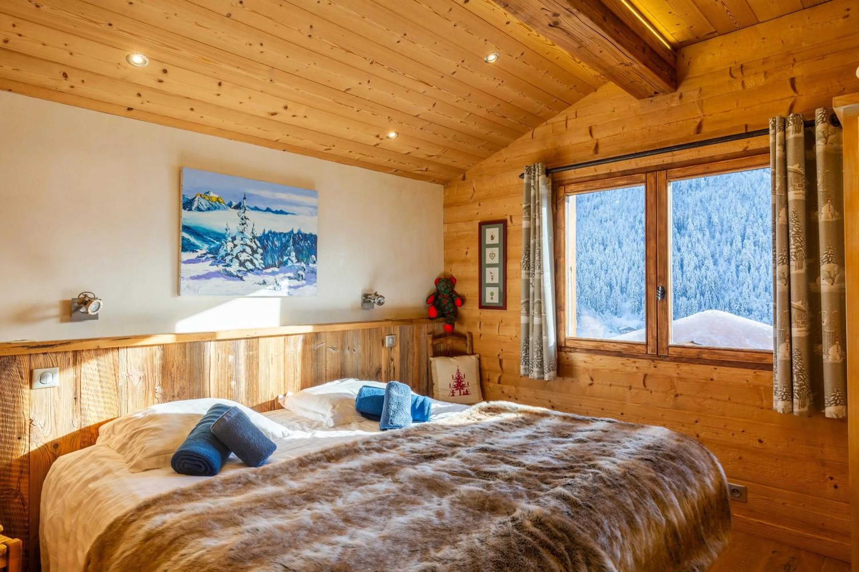 Property building, Bed in Chalet Coelacanthe