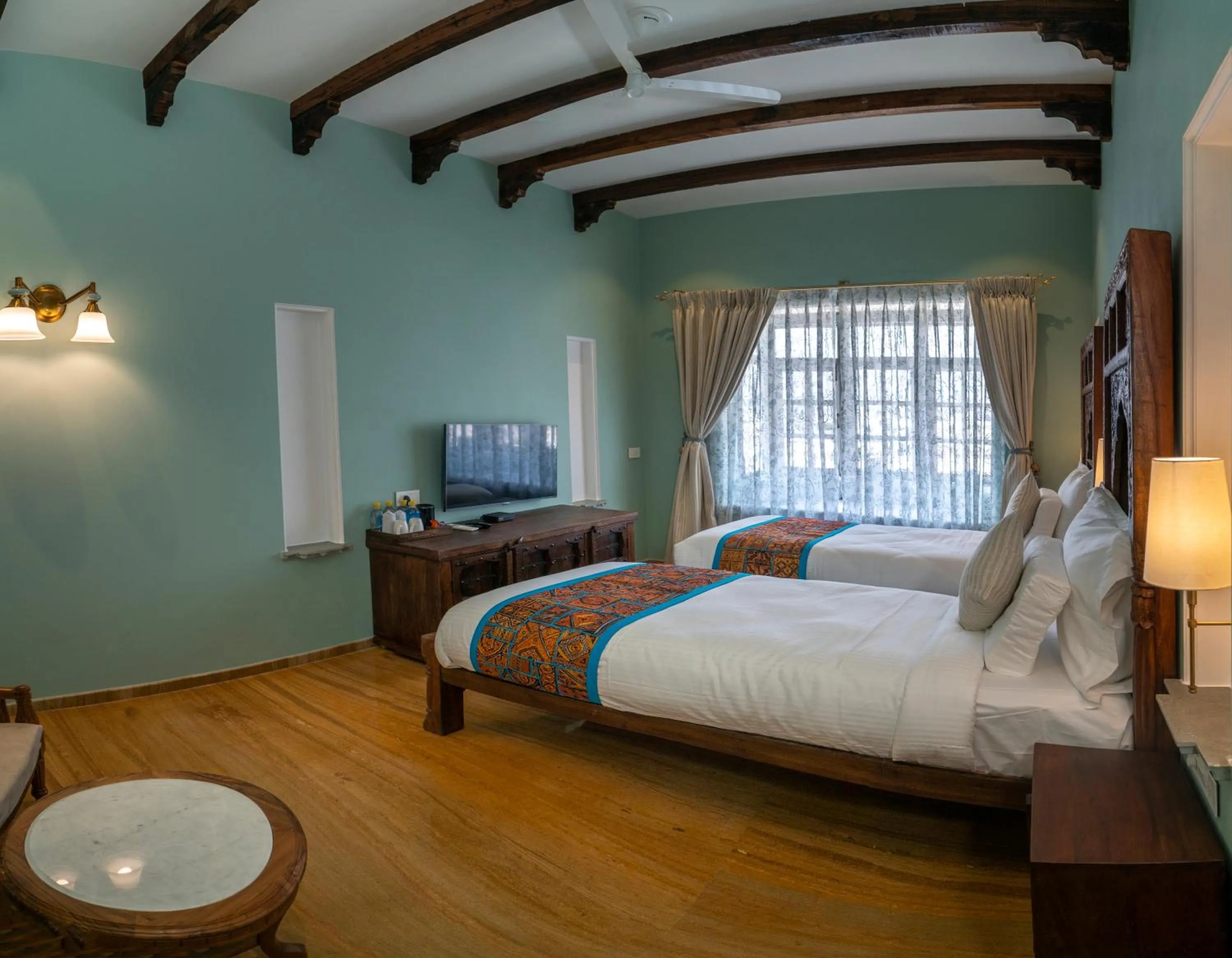 TV and multimedia, Bed in Khamma Ghani A Boutique Hotel