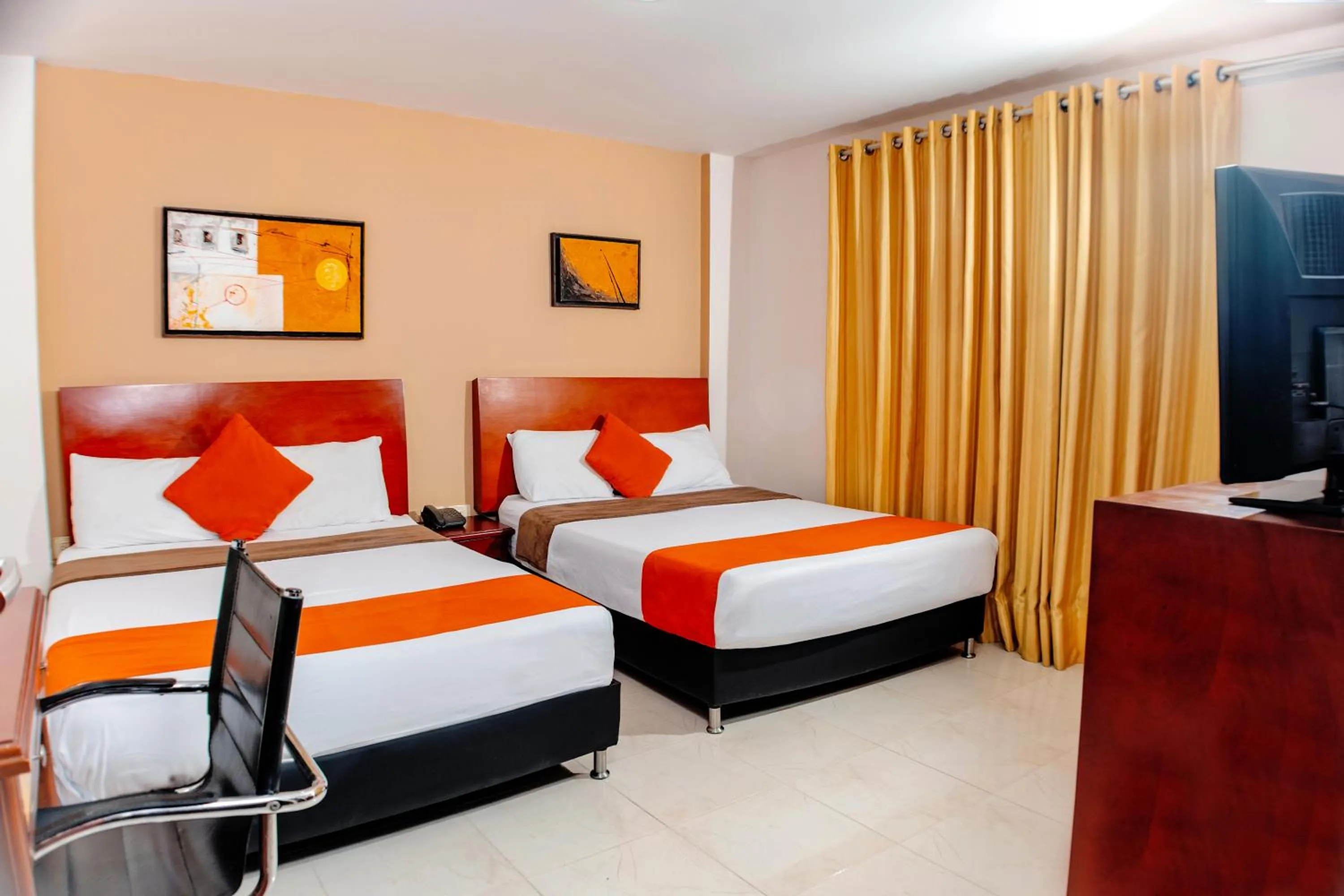 Bed in Hotel Luxor Cúcuta