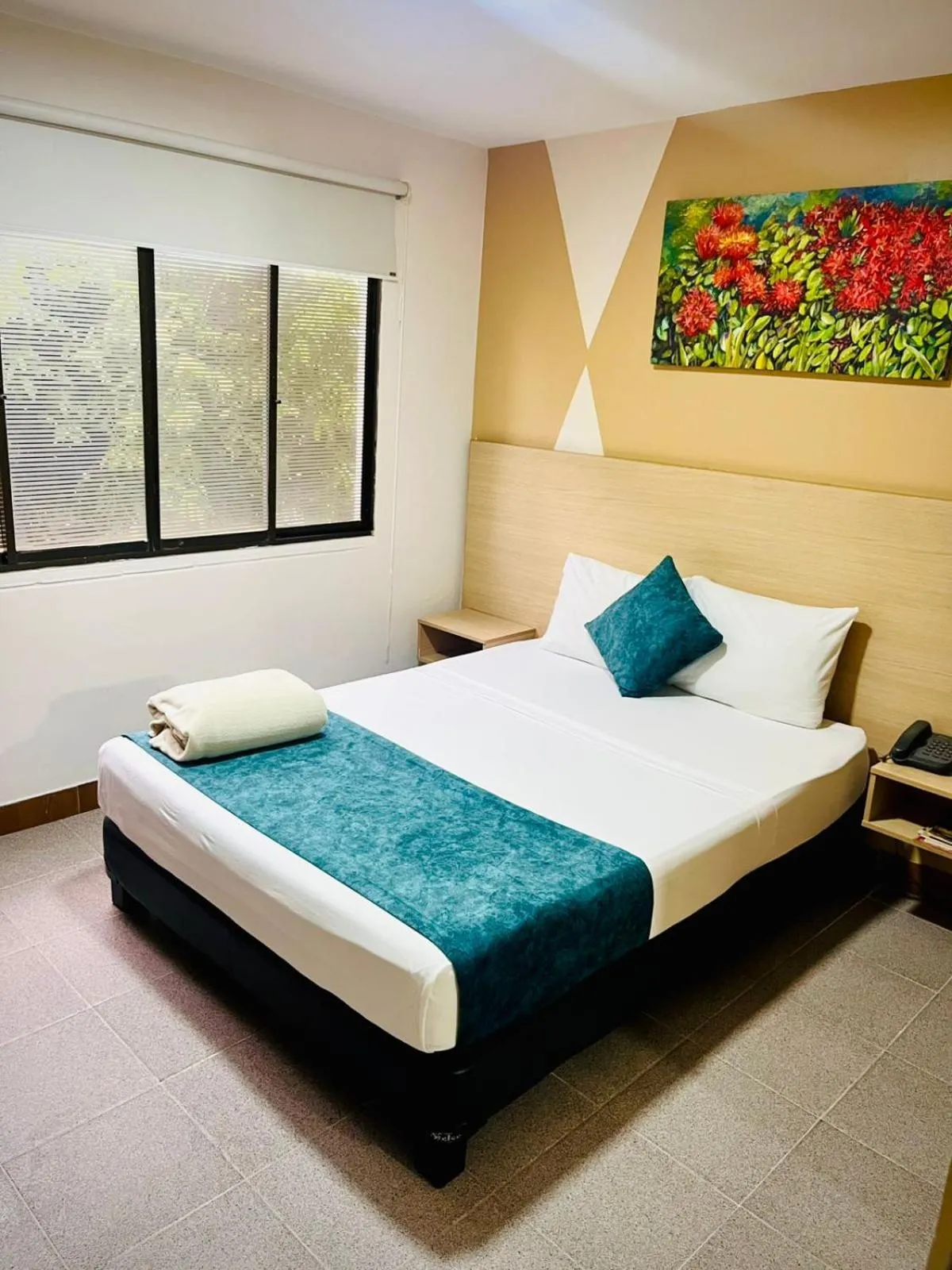 Bed in Hotel Luxor Cúcuta