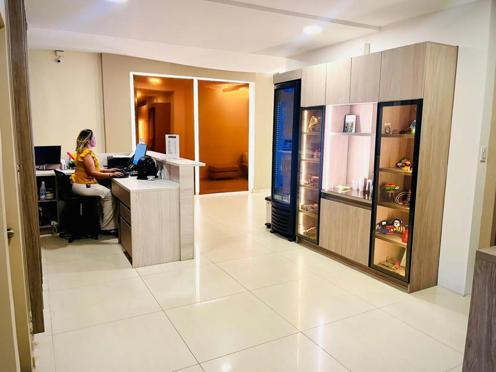 Lobby or reception in Hotel Luxor Cúcuta