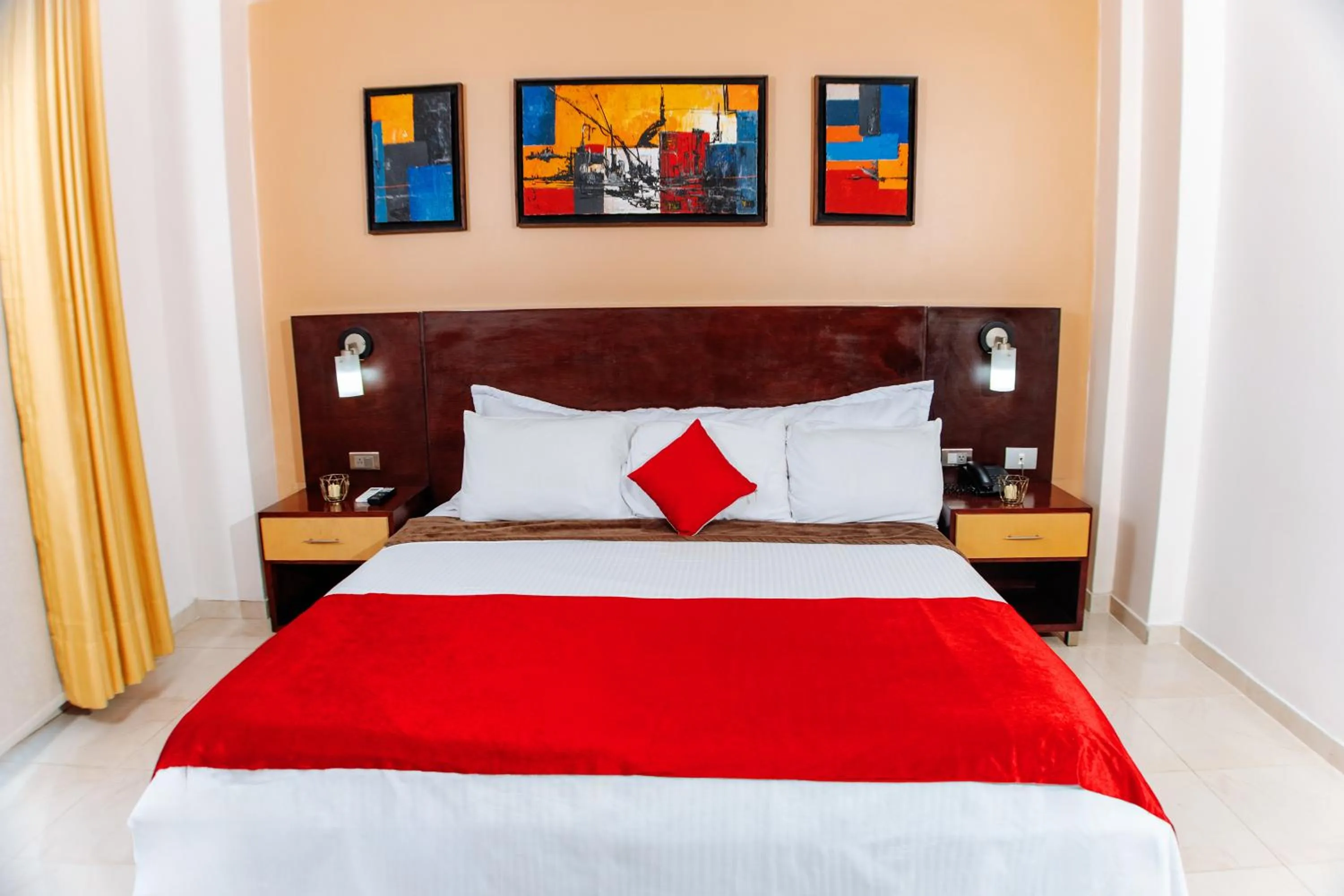 Bed in Hotel Luxor Cúcuta