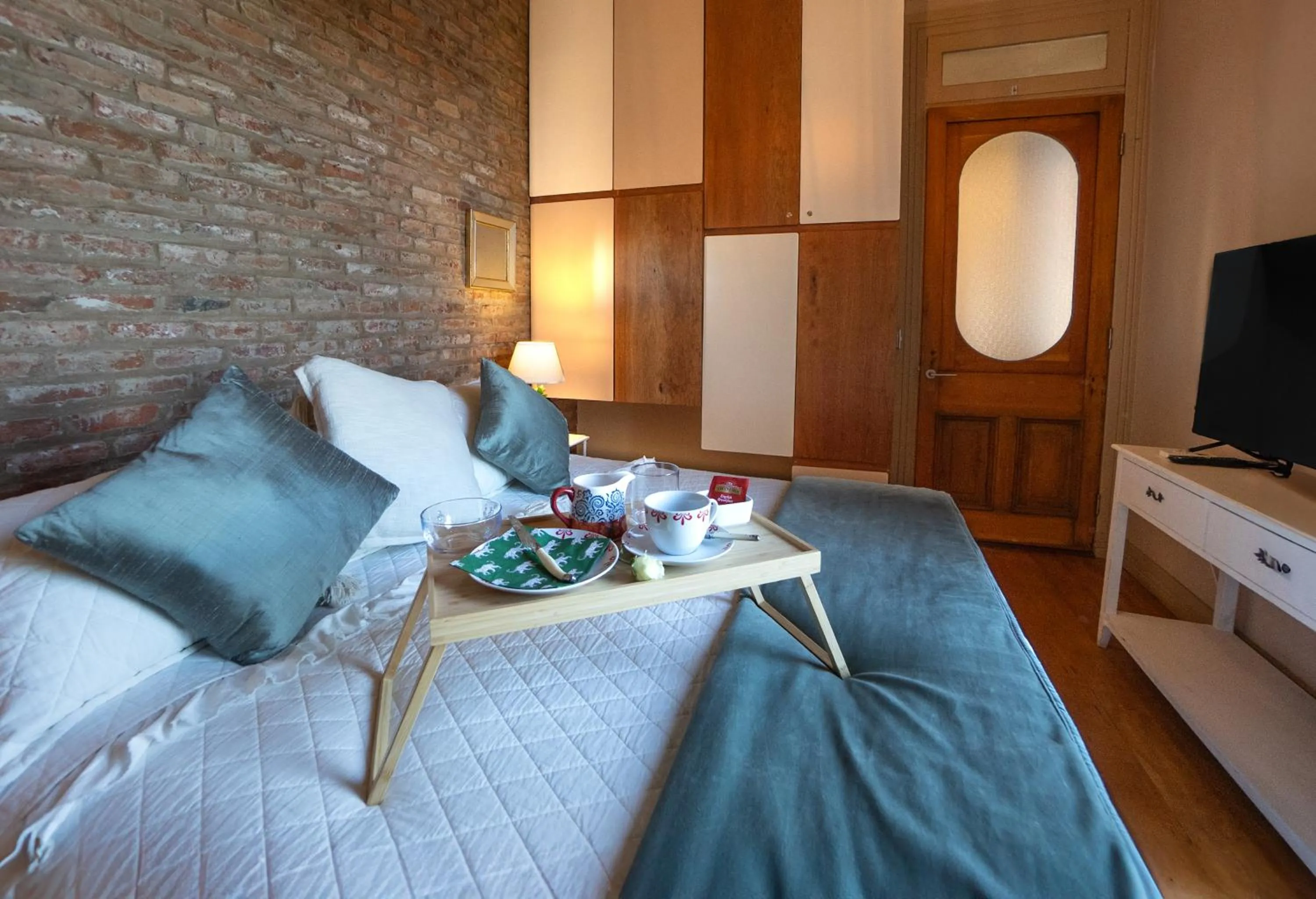 Bedroom, Bed in Departamentos Puerto Claro