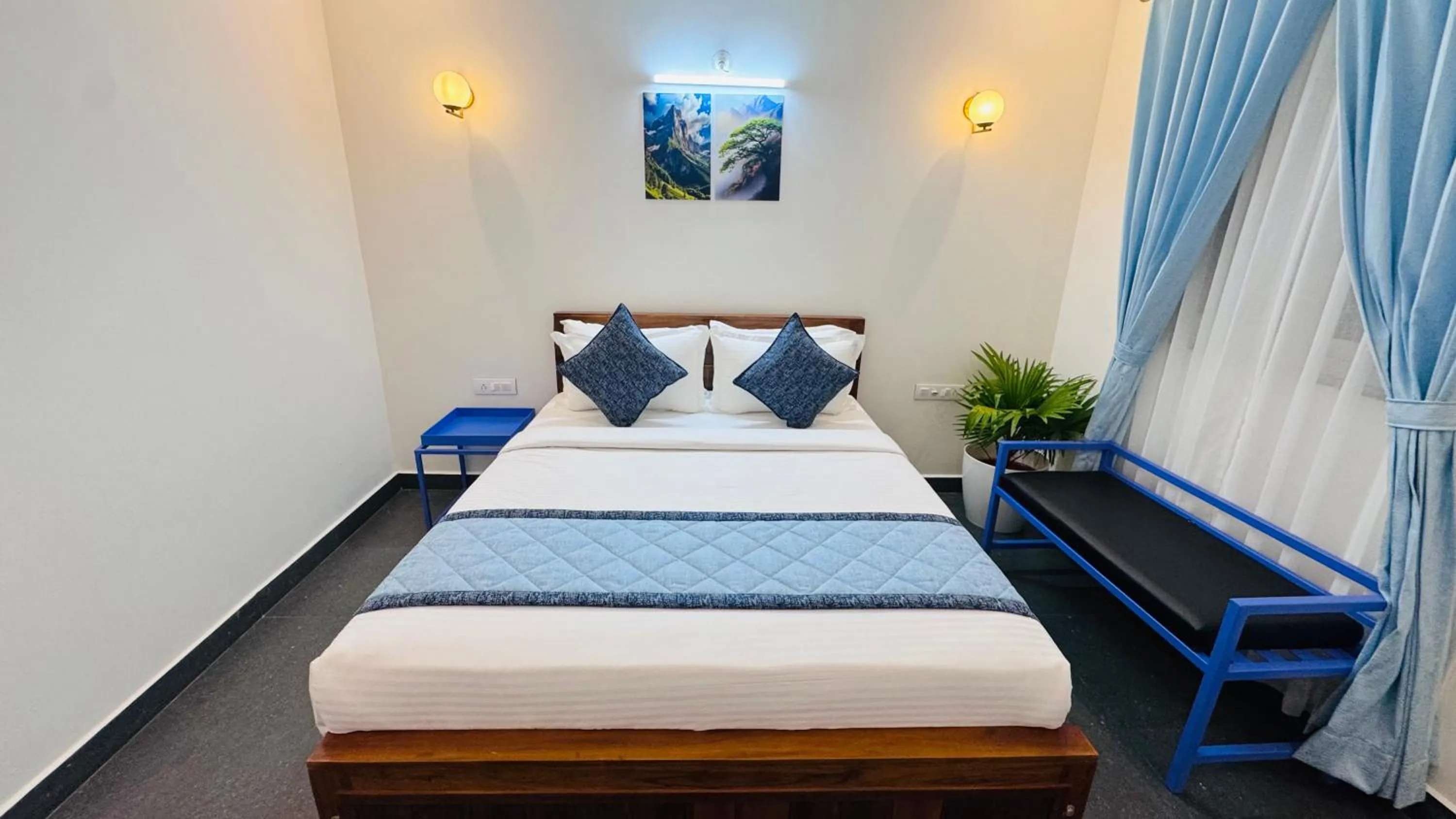 Deluxe Queen Room in Shree Kalya Resort- Chikmagalur
