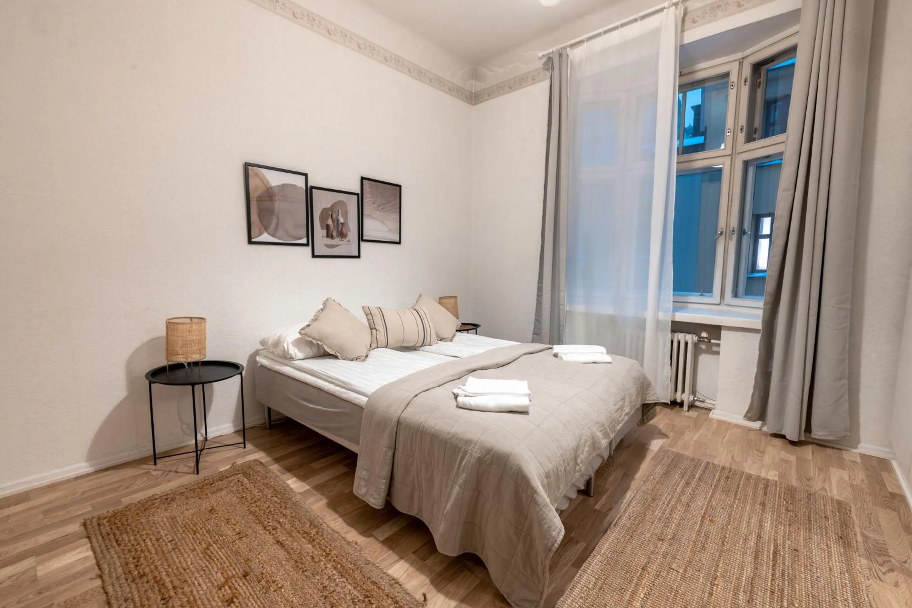 Bed in 2ndhomes Central & Cozy 1 BR Apartment in Kaisaniemi