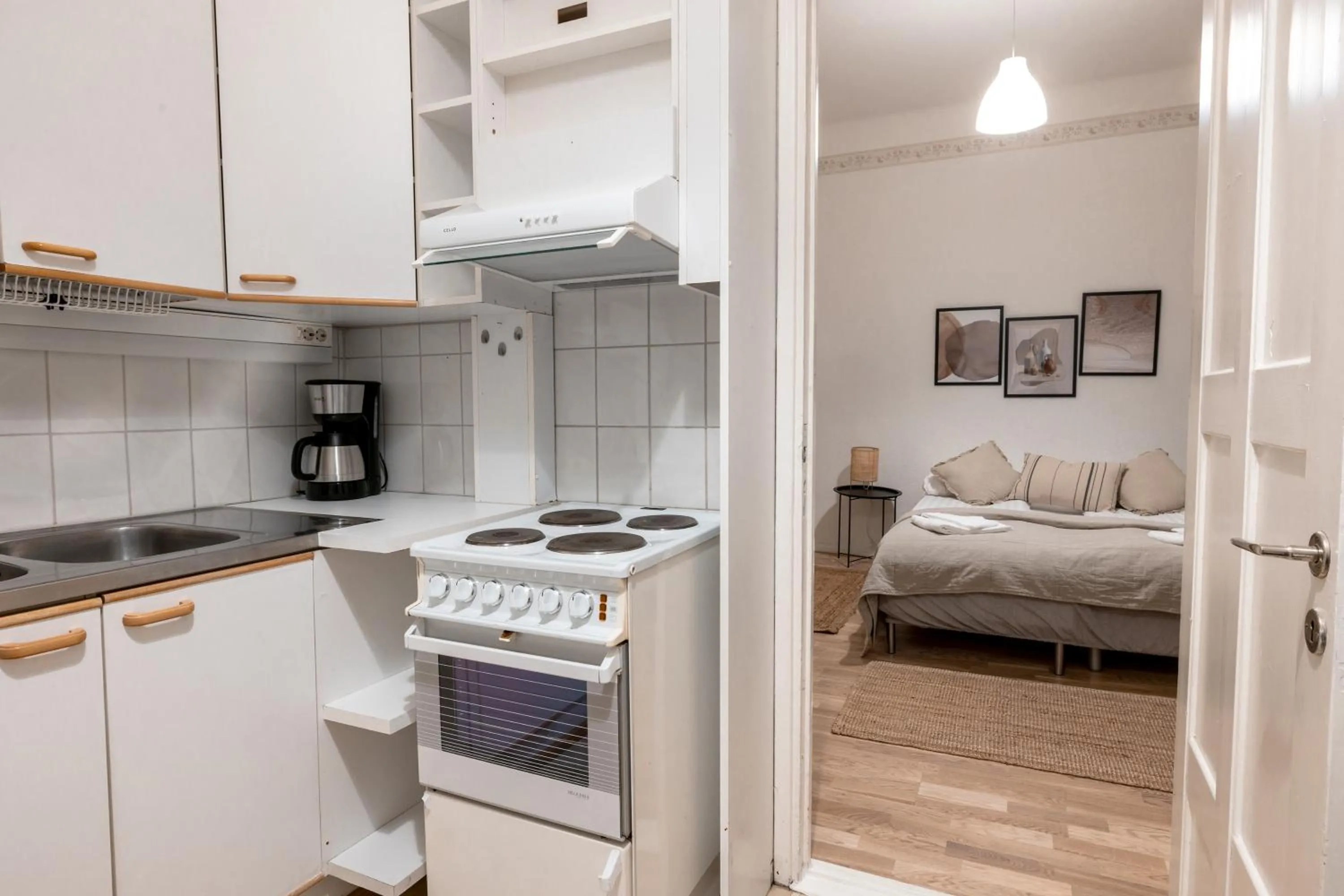 Kitchen or kitchenette in 2ndhomes Central & Cozy 1 BR Apartment in Kaisaniemi