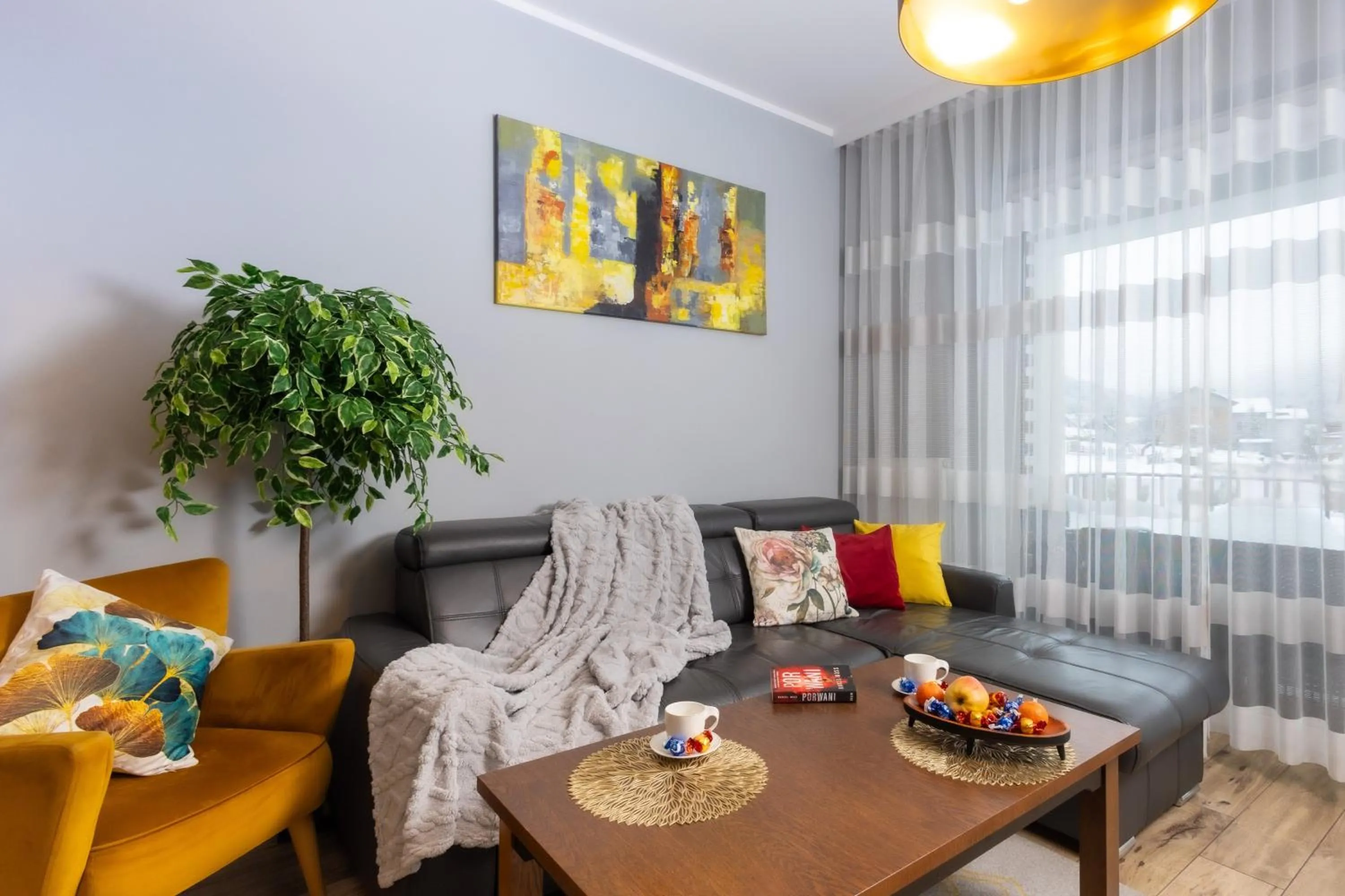 Living room in Apartament ZEUS - Beskid Apartment