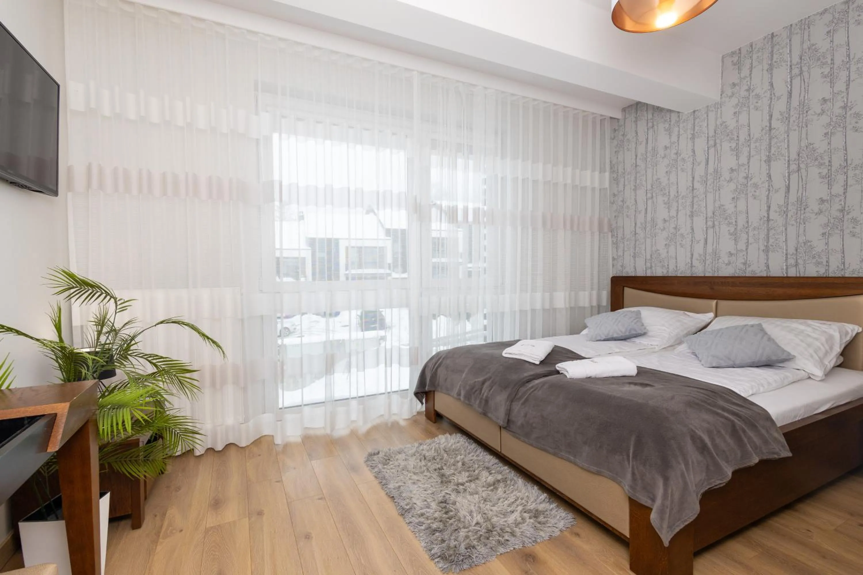 Bed in Apartament ZEUS - Beskid Apartment