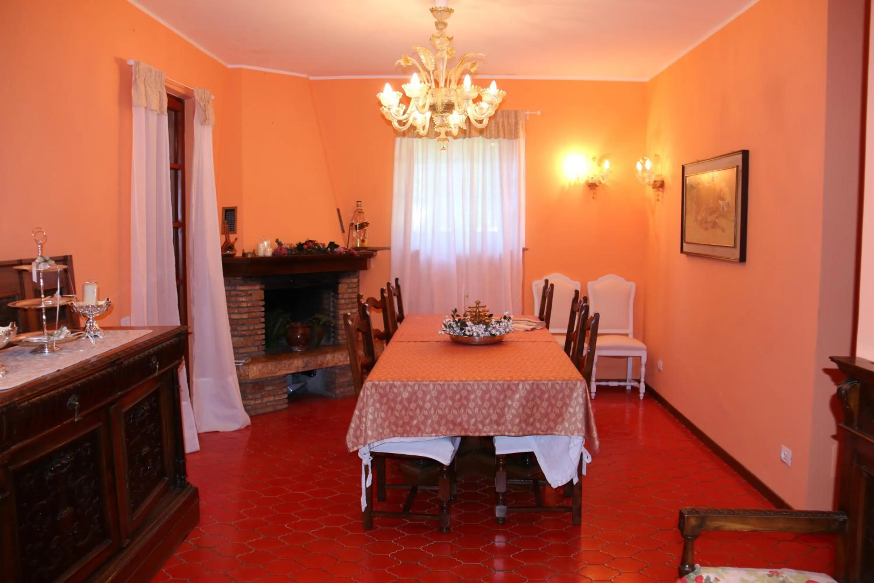 Dining area in Villa Margiò