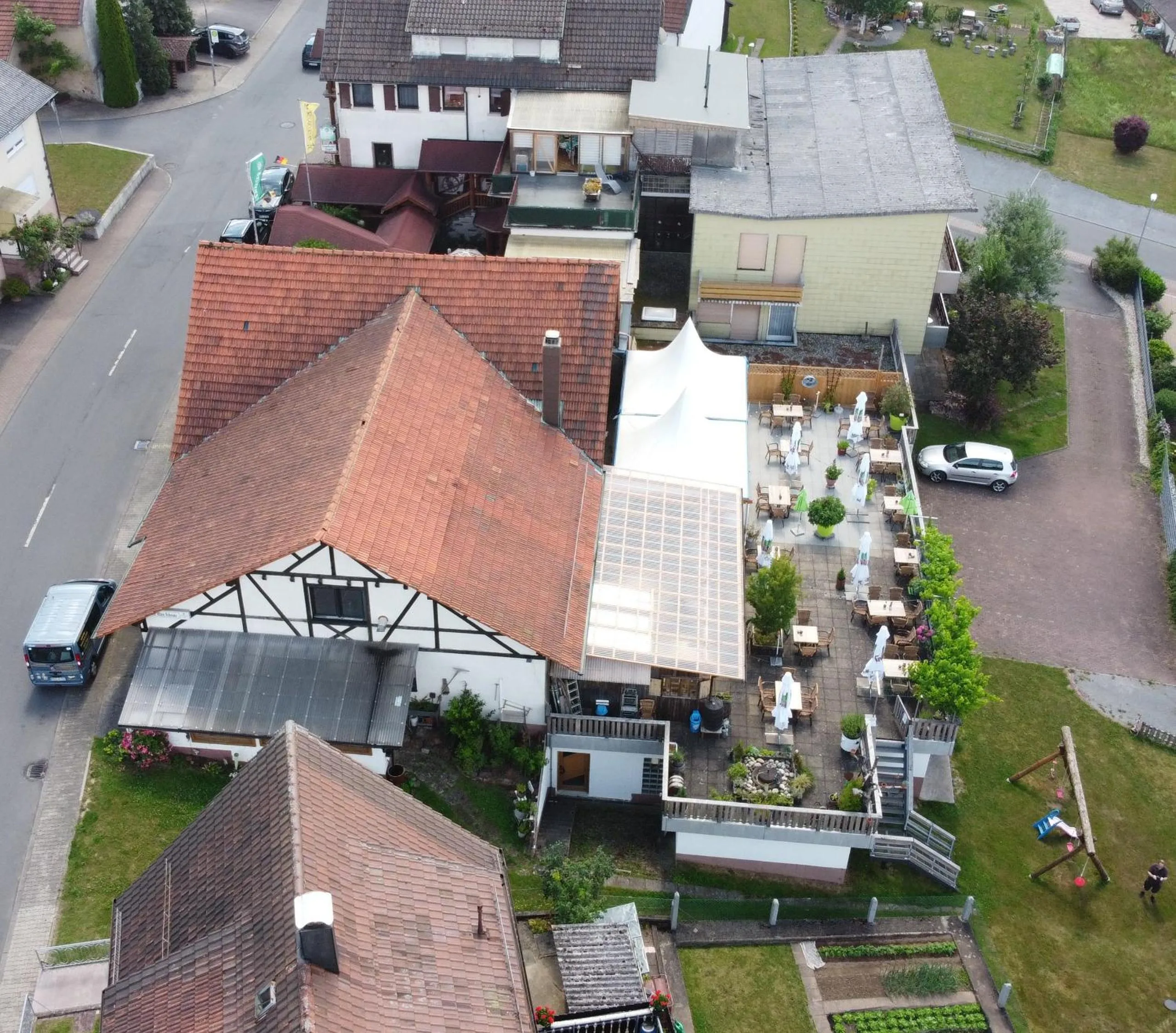 Bird's eye view in Landhotel Engel