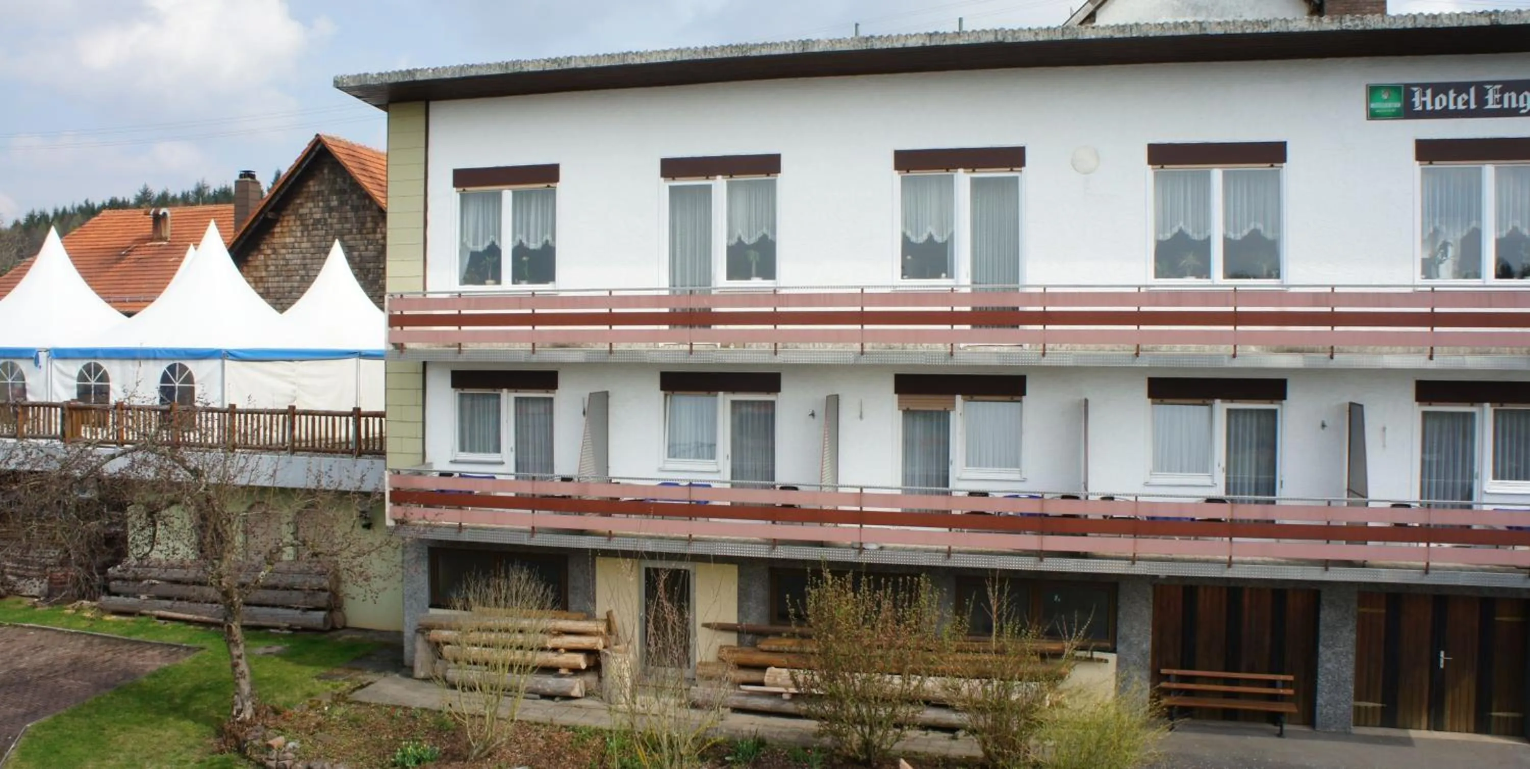 Property building in Landhotel Engel