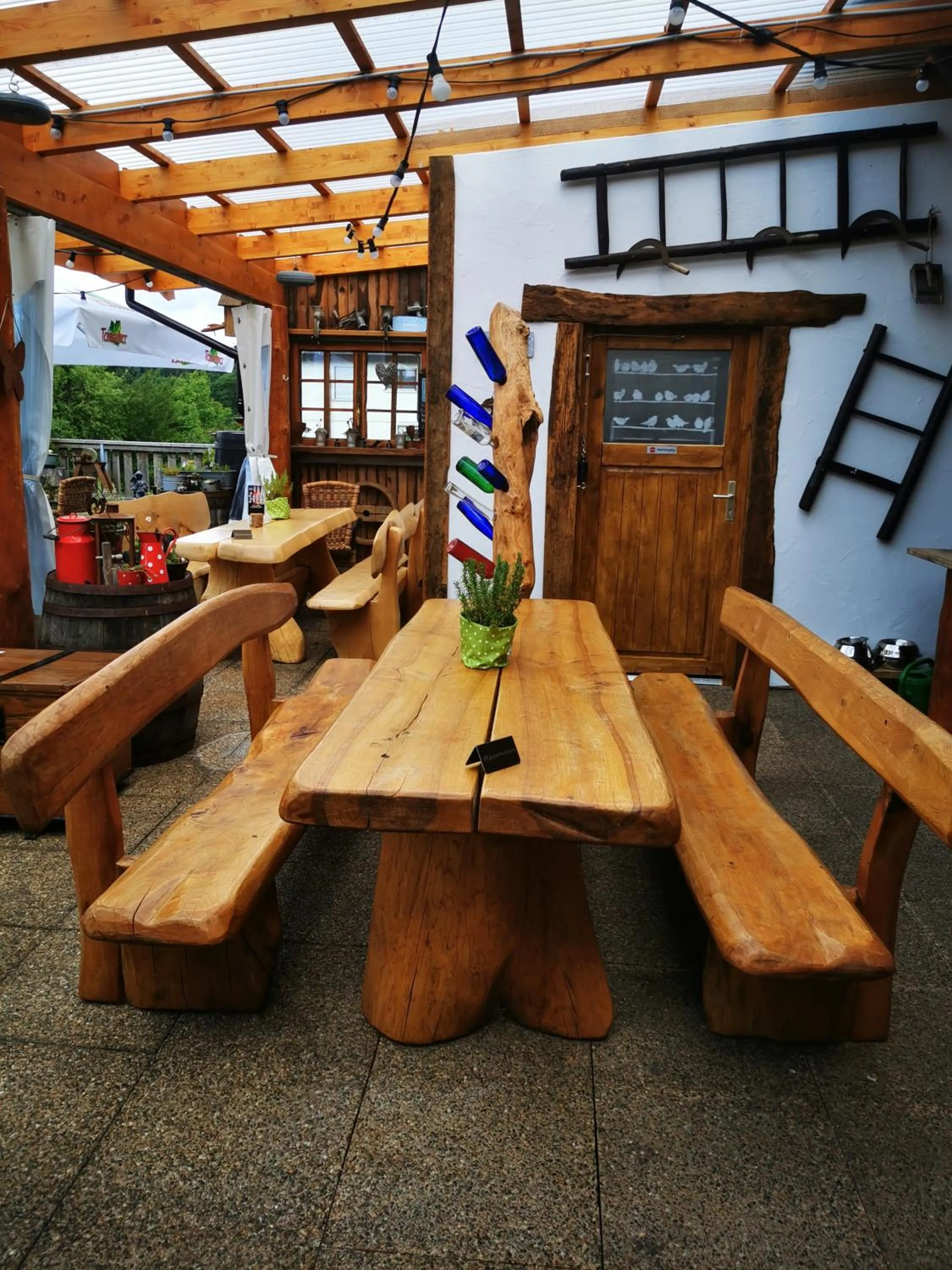 Patio in Landhotel Engel