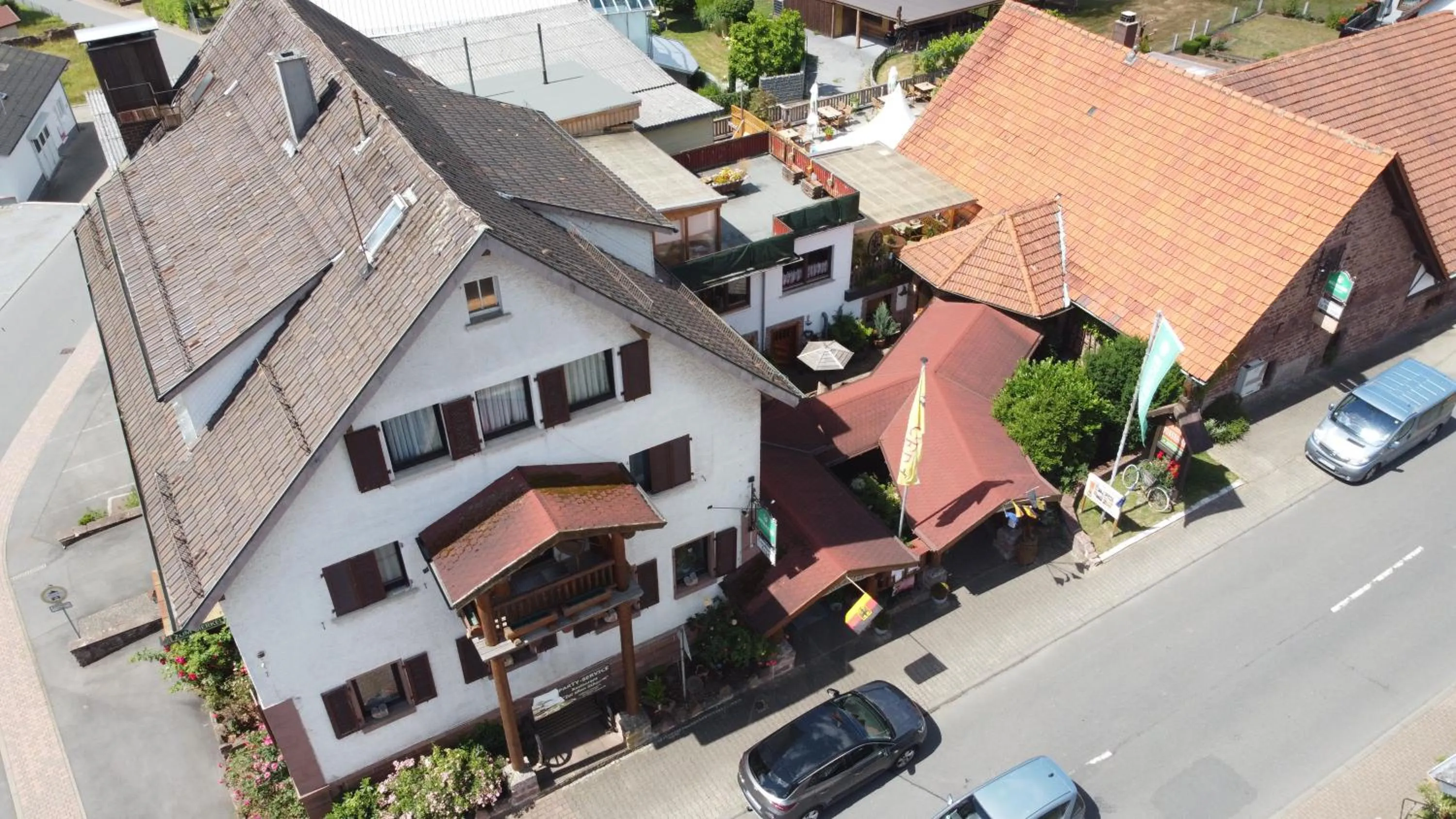Bird's eye view in Landhotel Engel