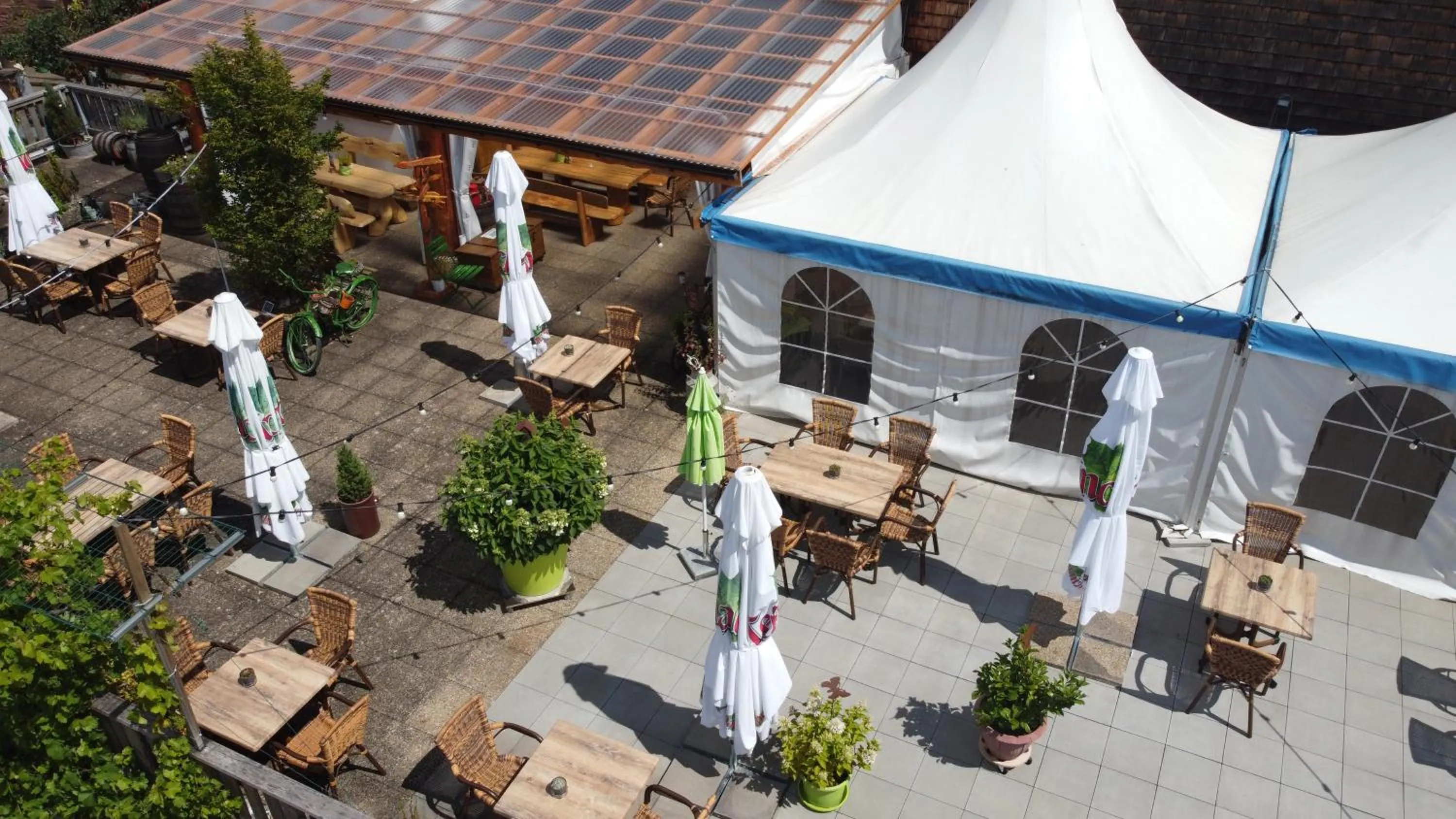 Patio in Landhotel Engel