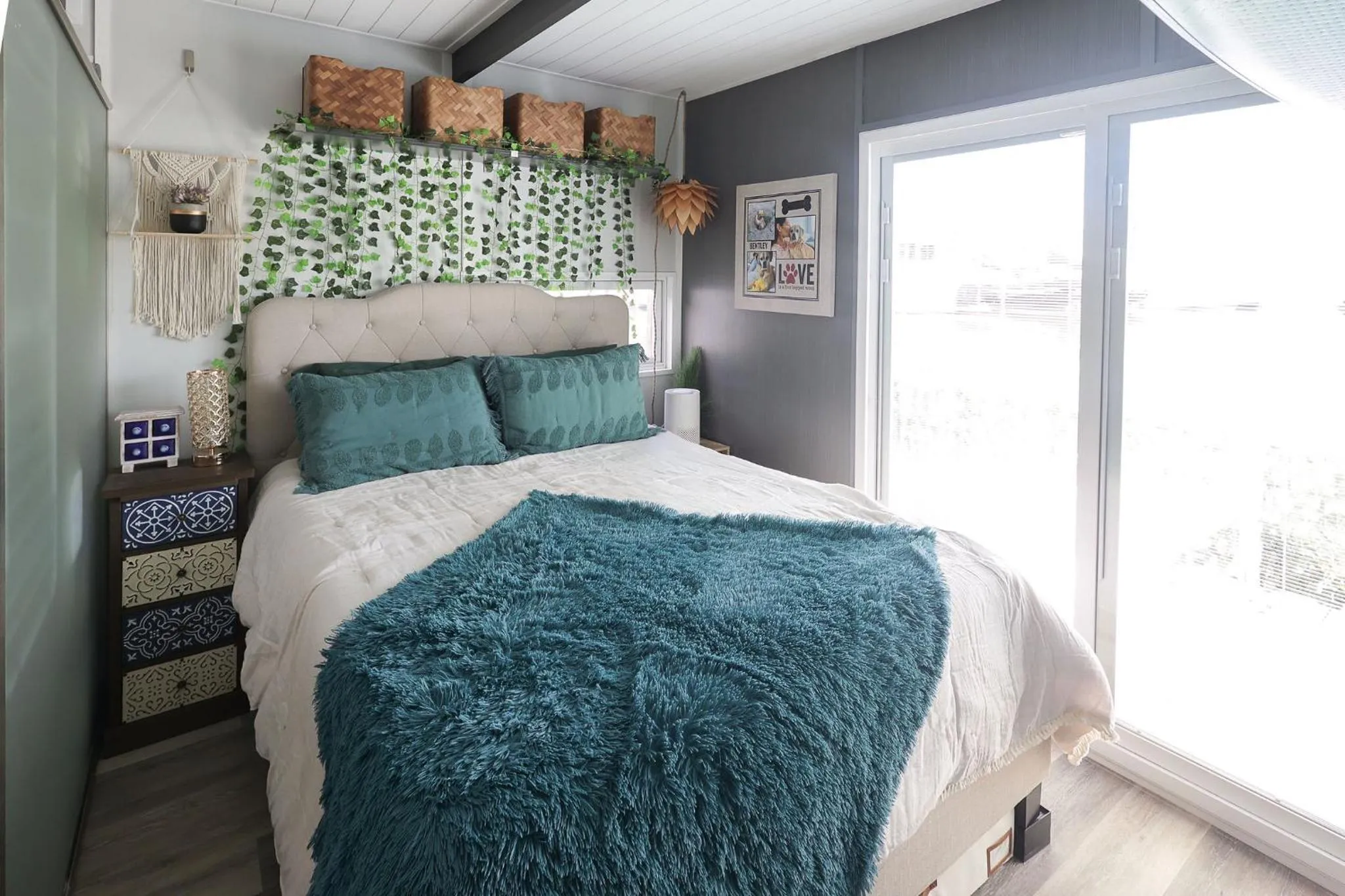 Bed in Dolphins Vacation Rental