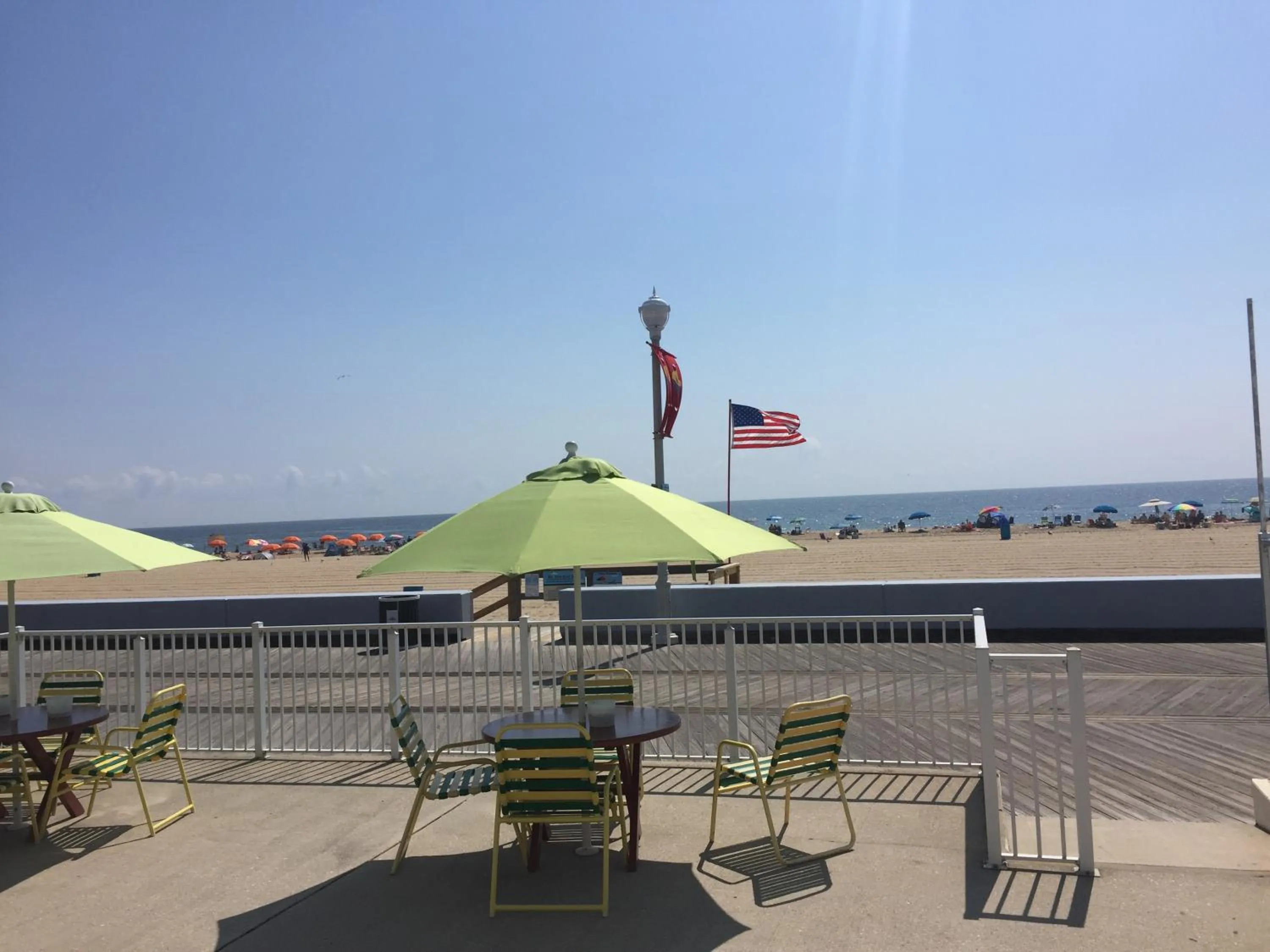 Beach in Fish Tales Boardwalk Inn & Ocean Mecca Motel