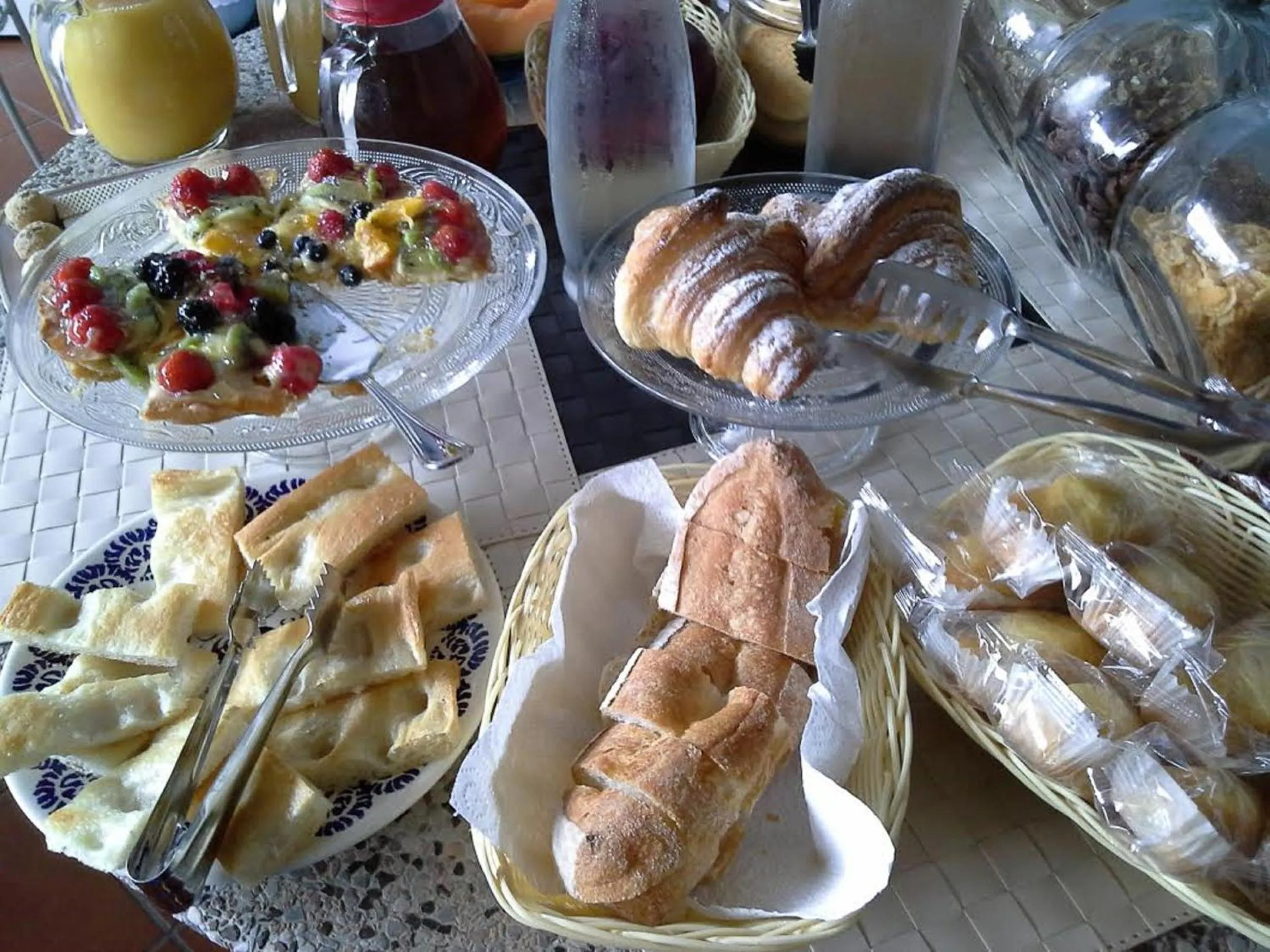Italian breakfast in B&B Elisir