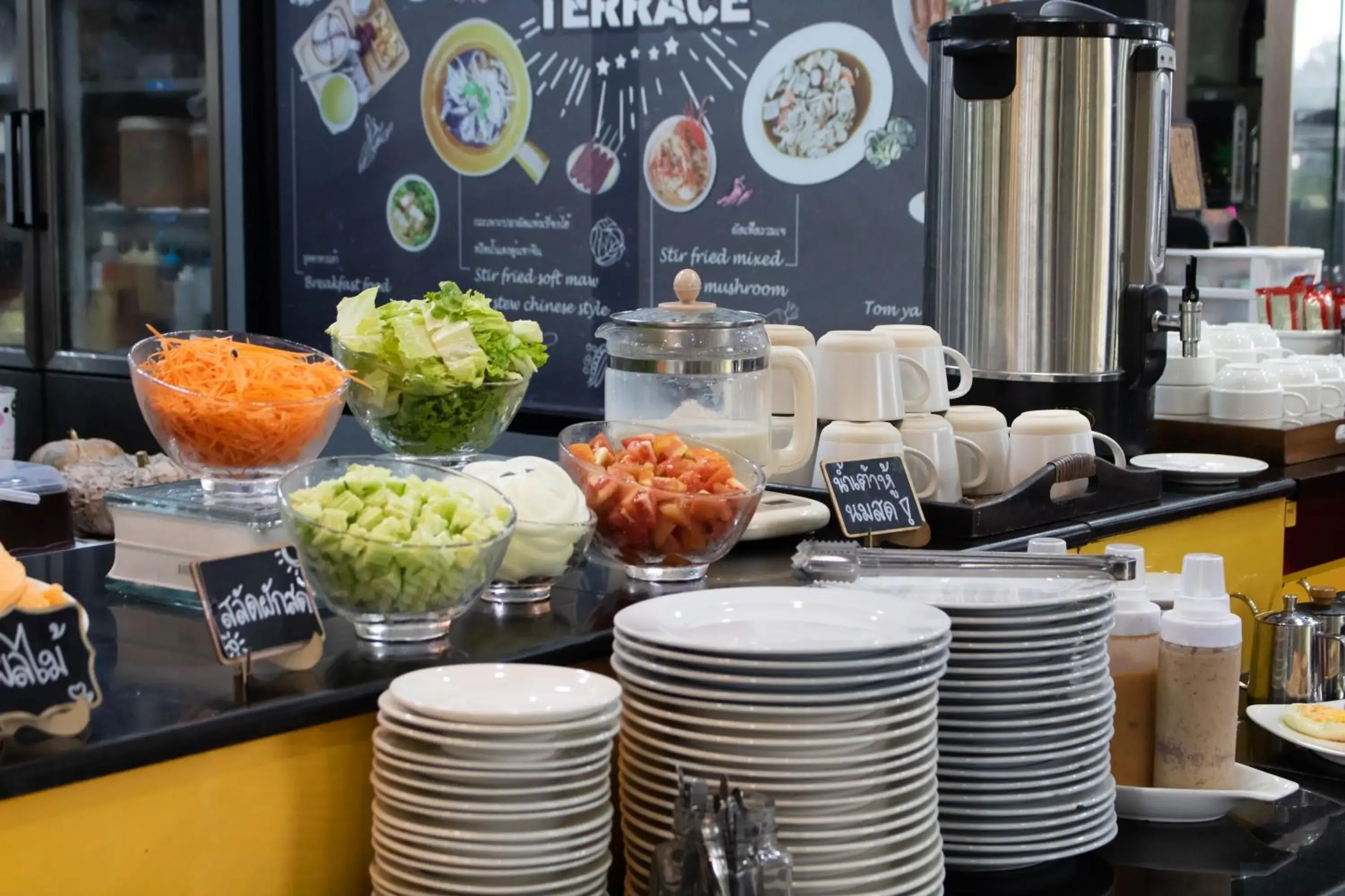 Restaurant/places to eat in Sangthong Resort at Chiang Klang Restaurant/places to eat in Sangthong Resort at Chiang Klang