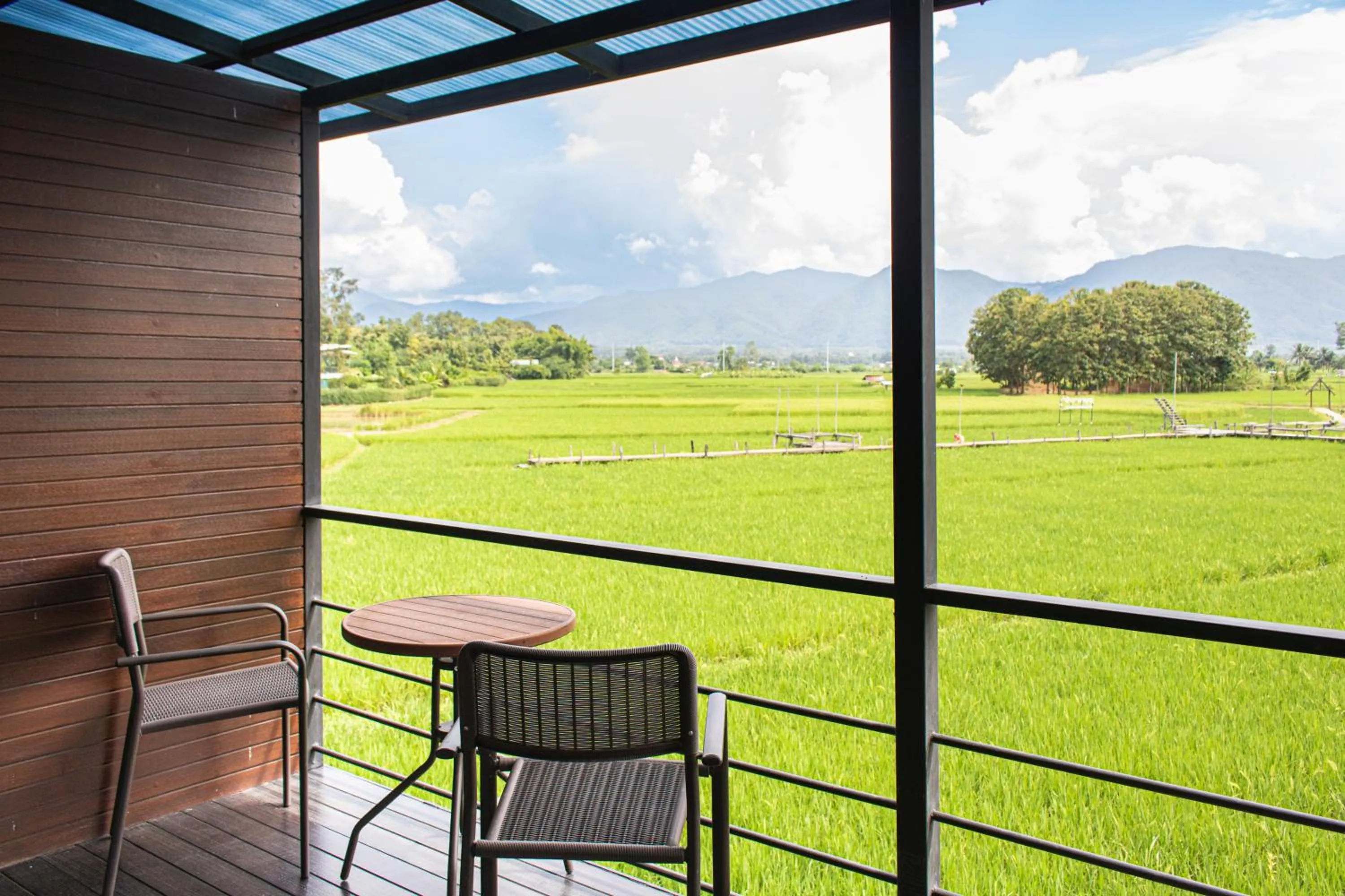 Balcony/Terrace in Sangthong Resort at Chiang Klang