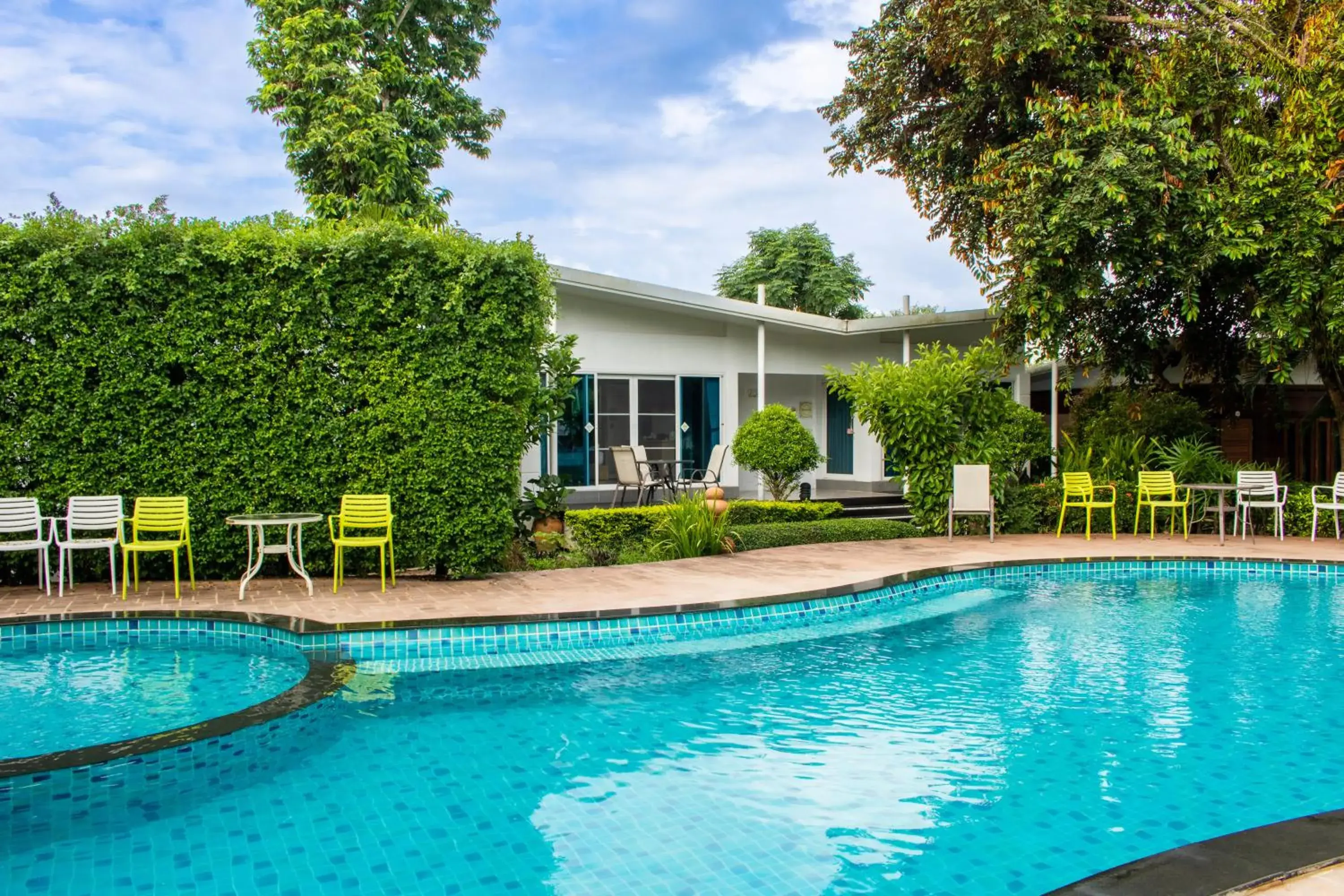 Swimming pool in Sangthong Resort at Chiang Klang Swimming pool in Sangthong Resort at Chiang Klang