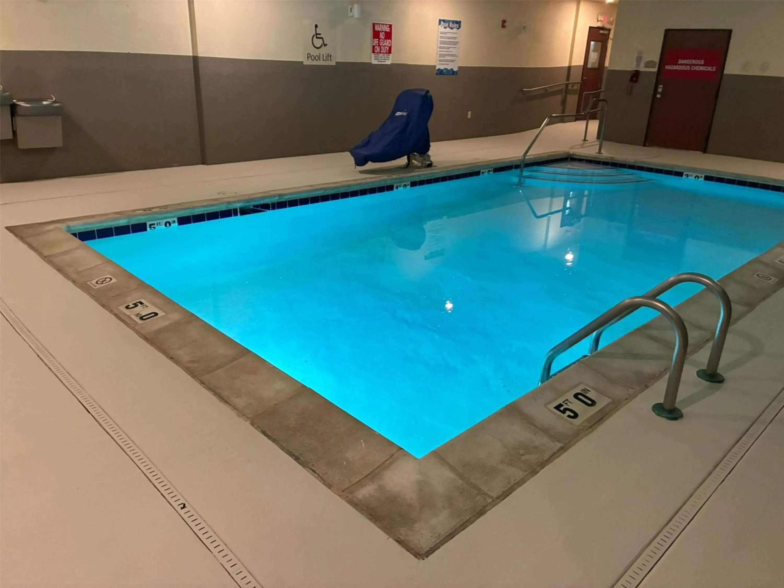 Pool view in SureStay by Best Western Salem