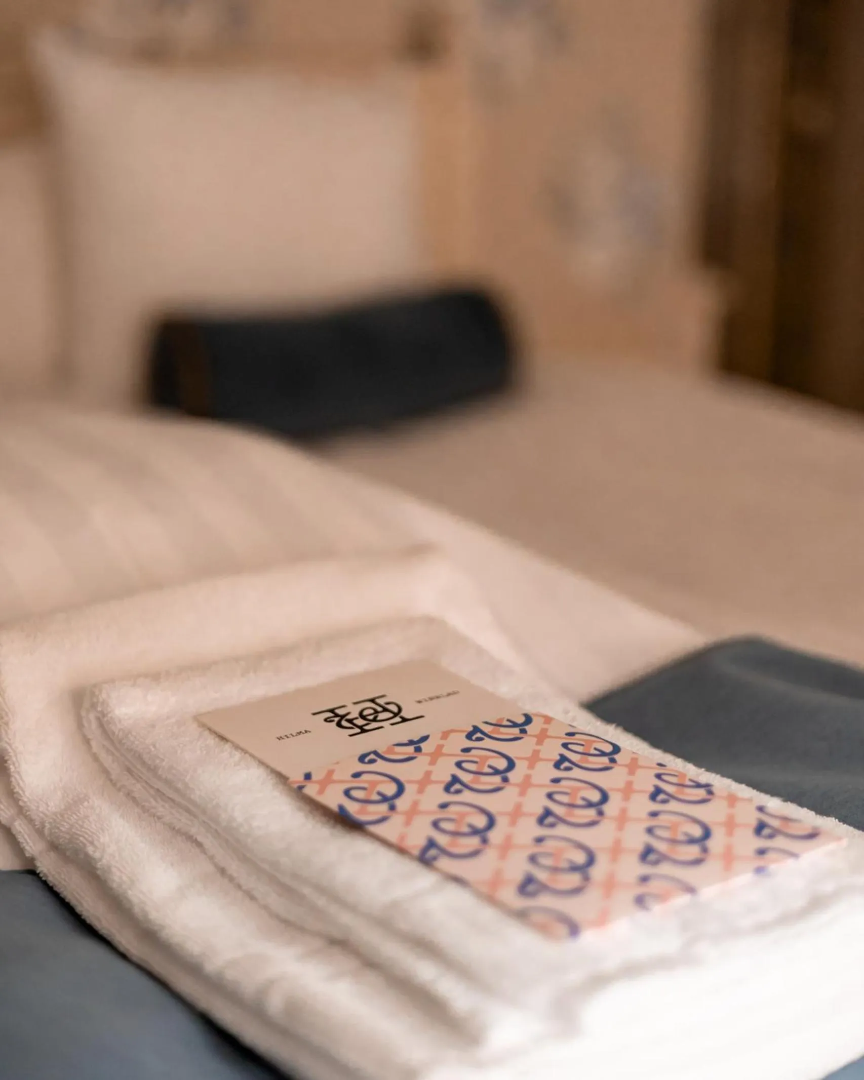 Bed in Hilma Winblads Bed & Breakfast