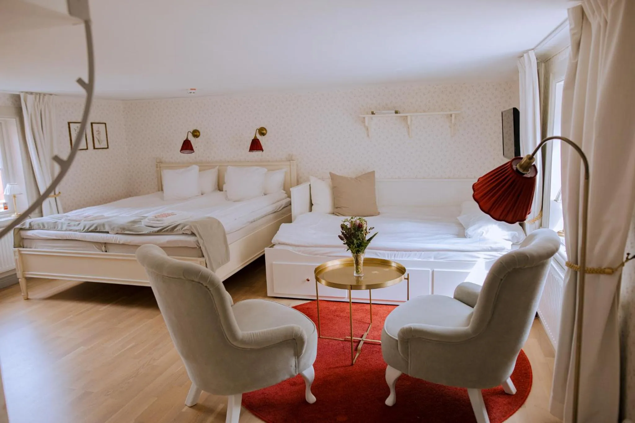 Bed in Hilma Winblads Bed & Breakfast