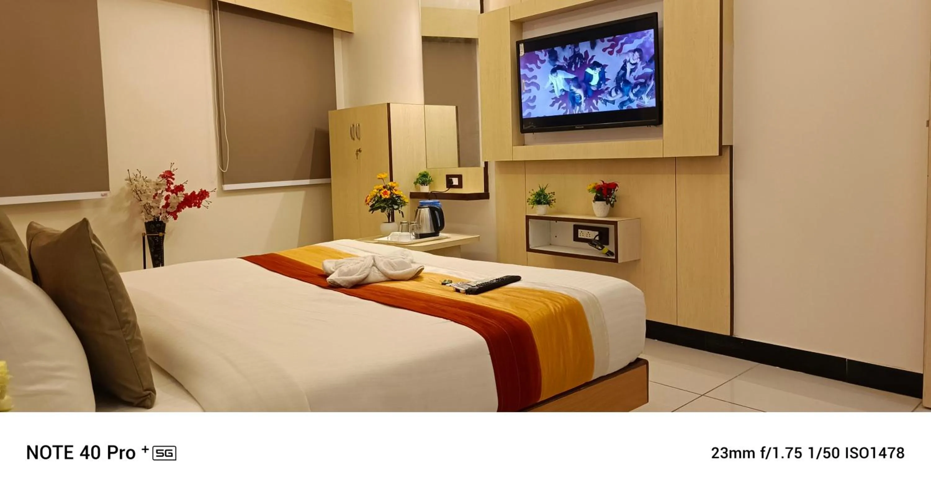 Bed in Hotel Sun Palace