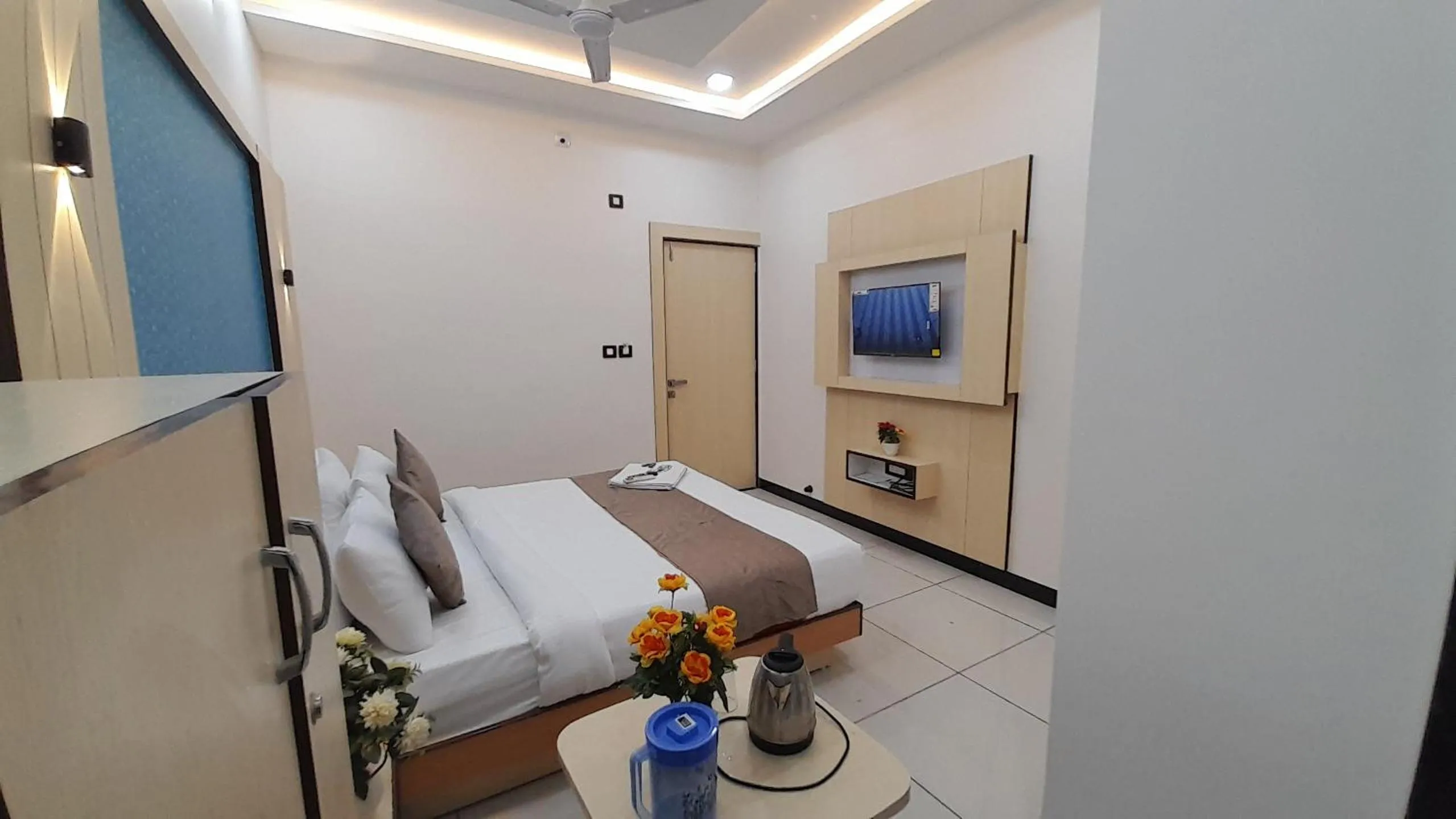 Bed in Hotel Sun Palace