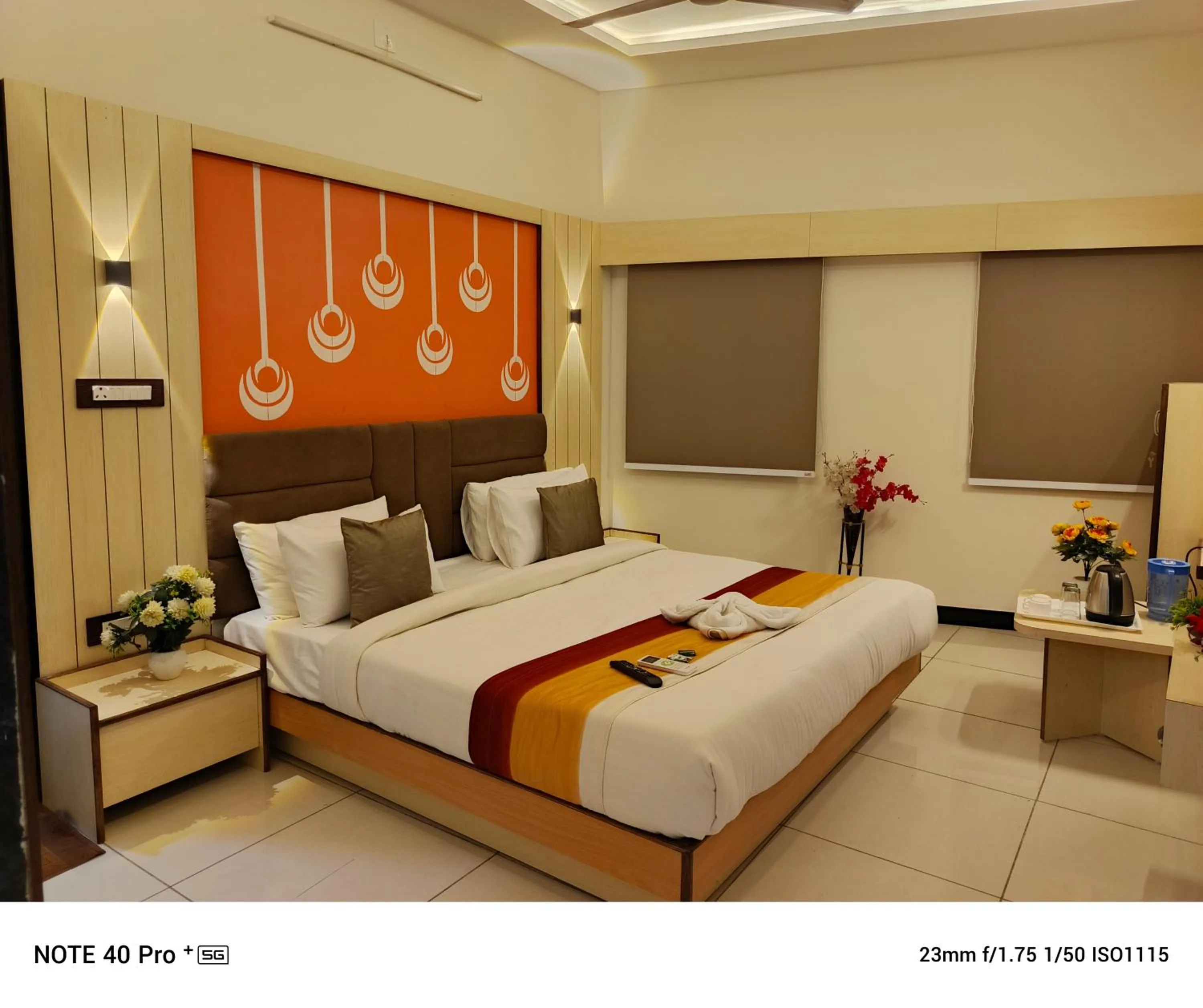 Bed in Hotel Sun Palace