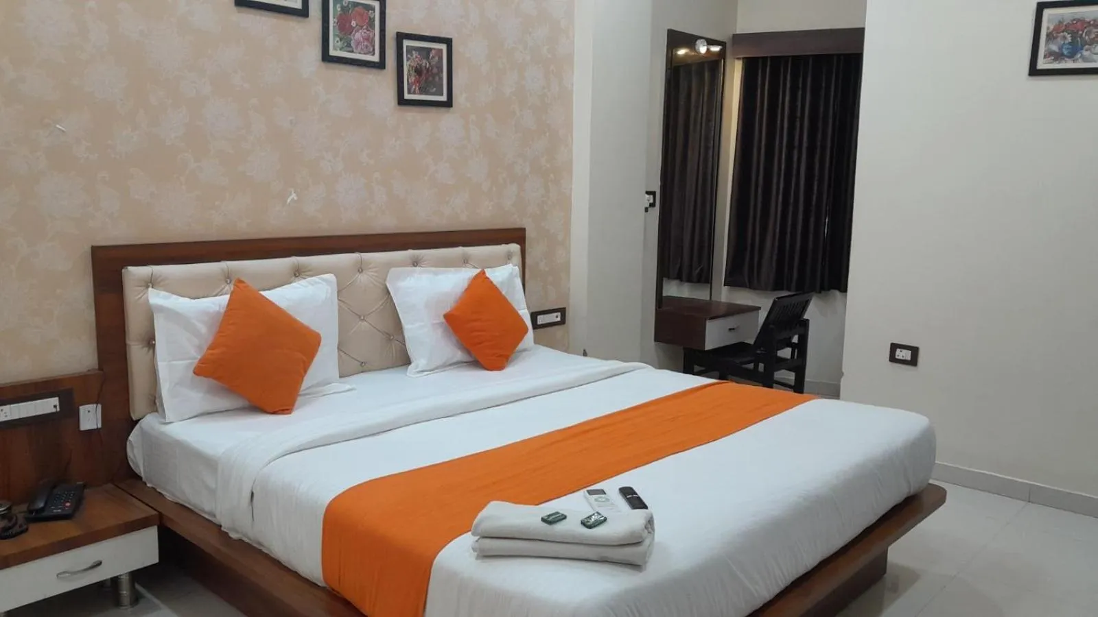 Bed in Hotel Sun Palace