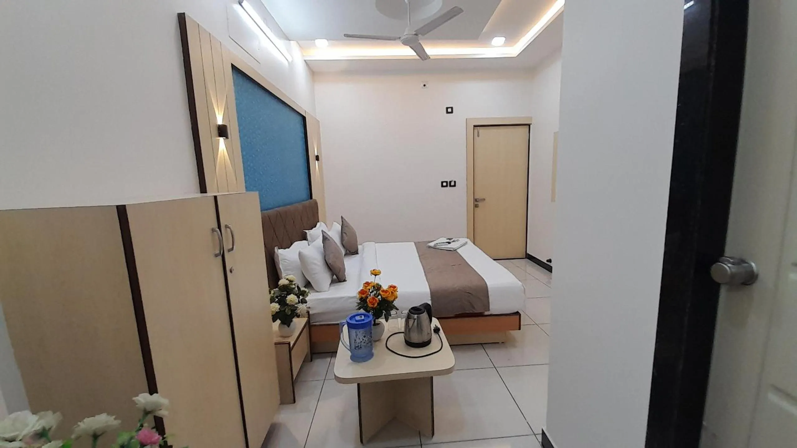 Bed in Hotel Sun Palace